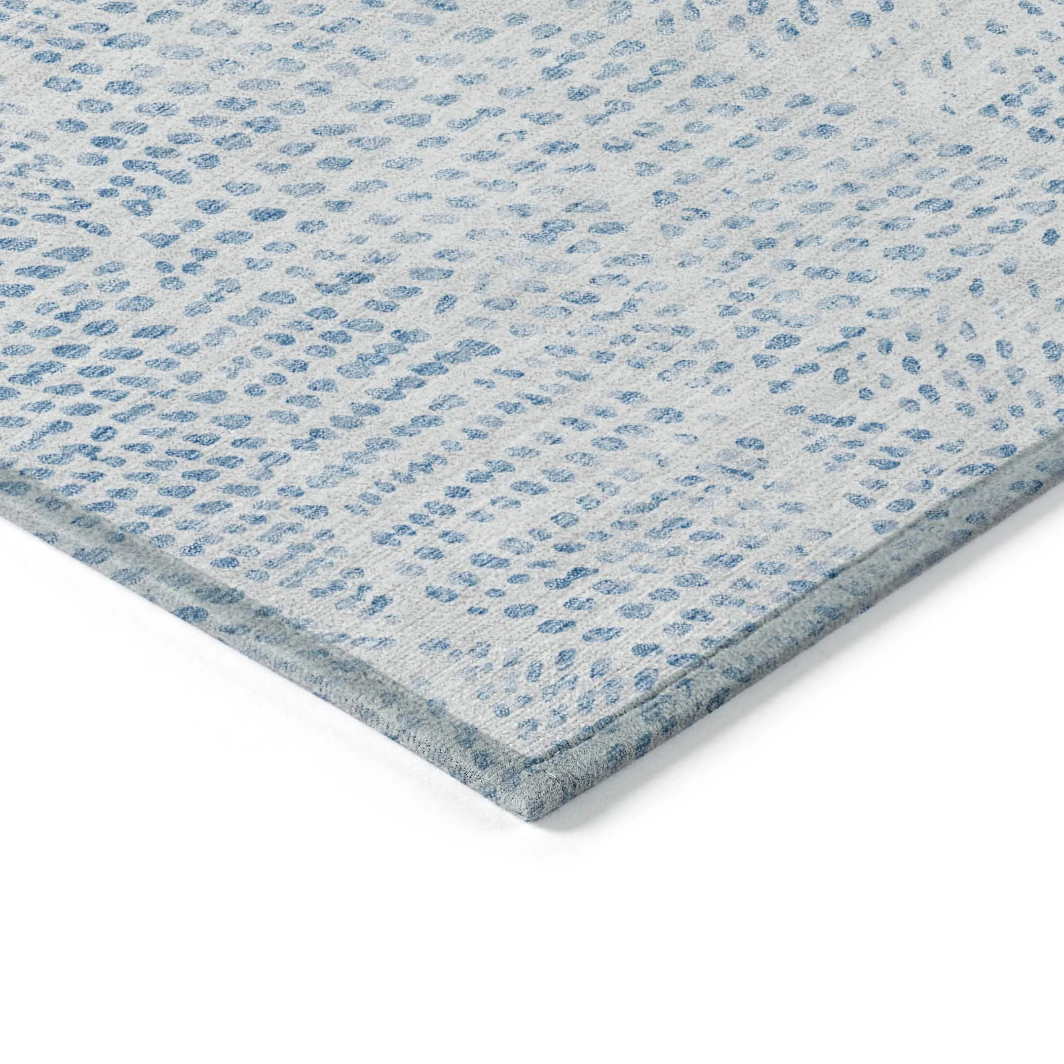 Machine Washable Indoor/ Outdoor Chantille Modern Diamonds Rug