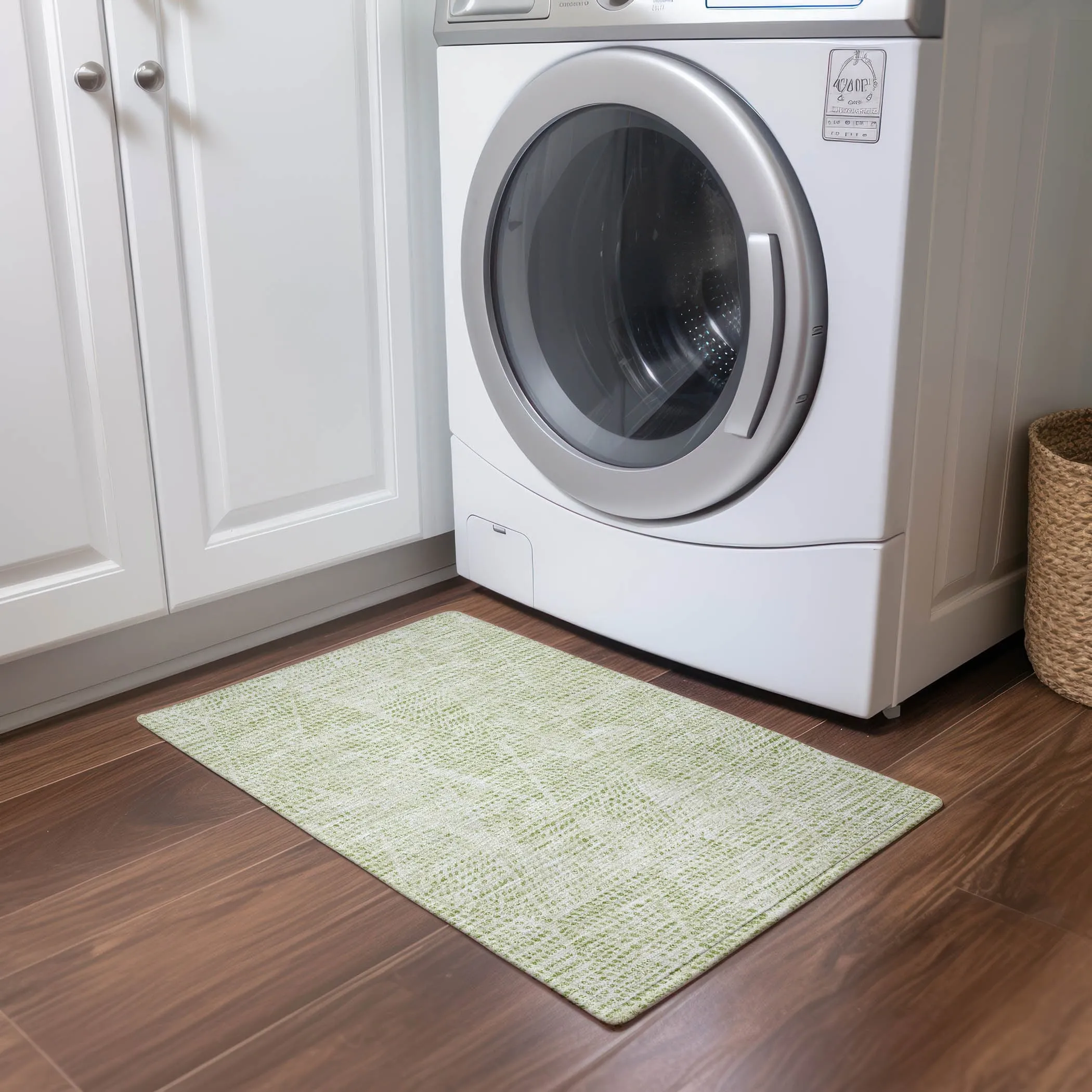 Machine Washable Indoor/ Outdoor Chantille Modern Diamonds Rug