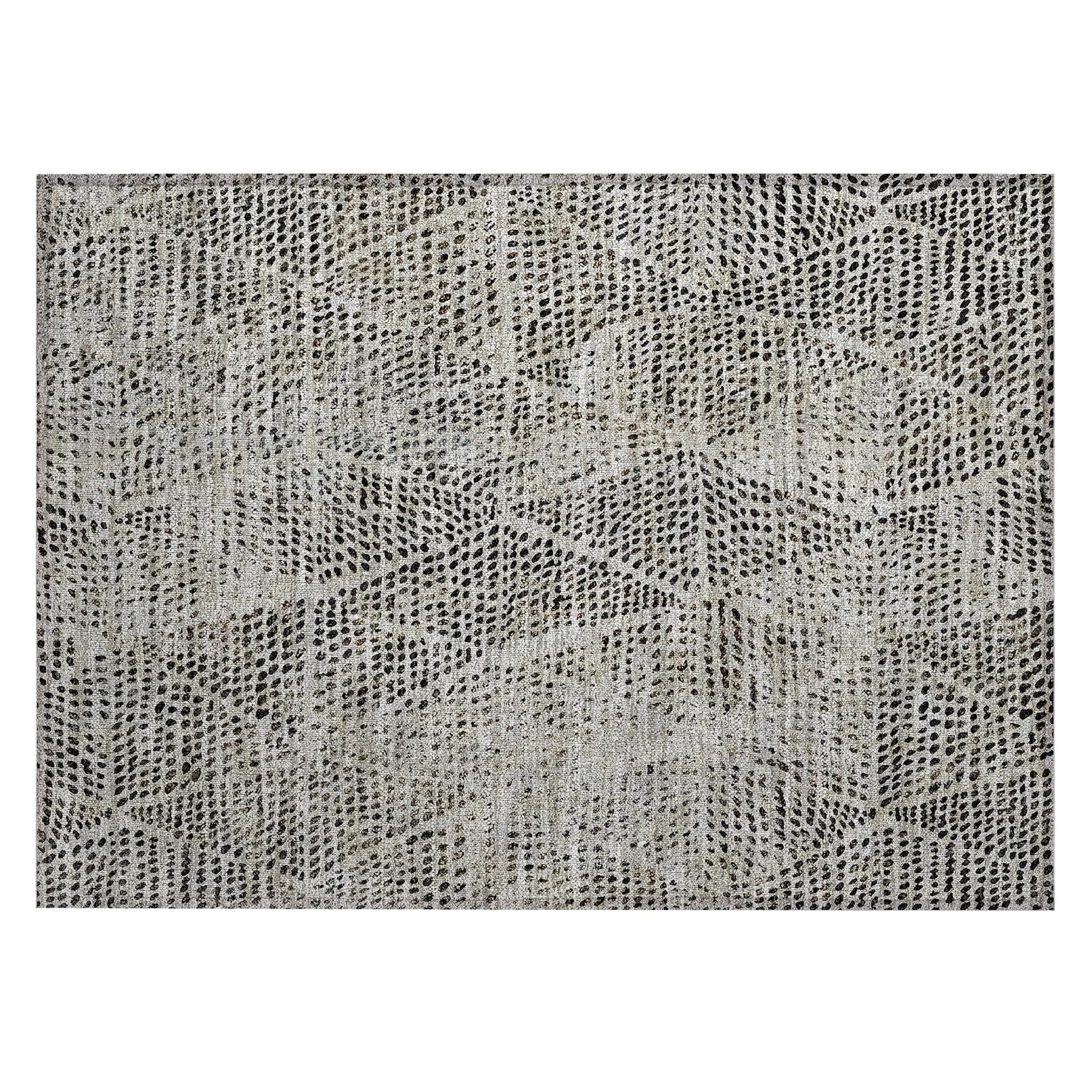 Machine Washable Indoor/ Outdoor Chantille Modern Diamonds Rug