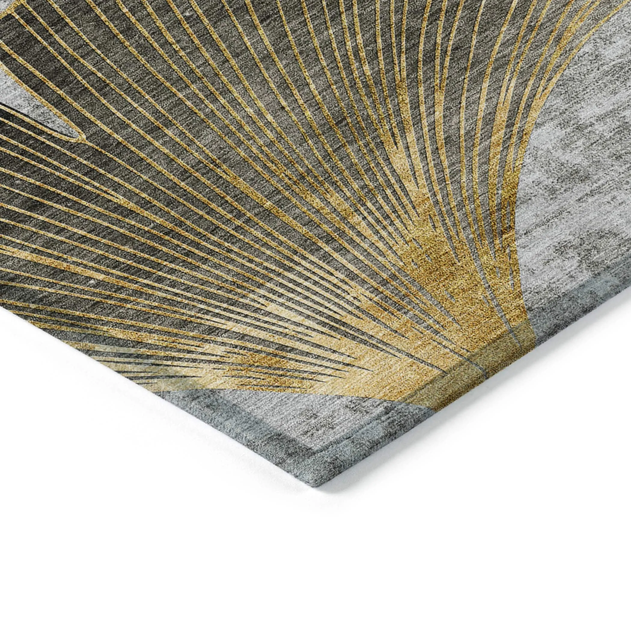 Machine Washable Indoor/ Outdoor Chantille Modern Floral Rug