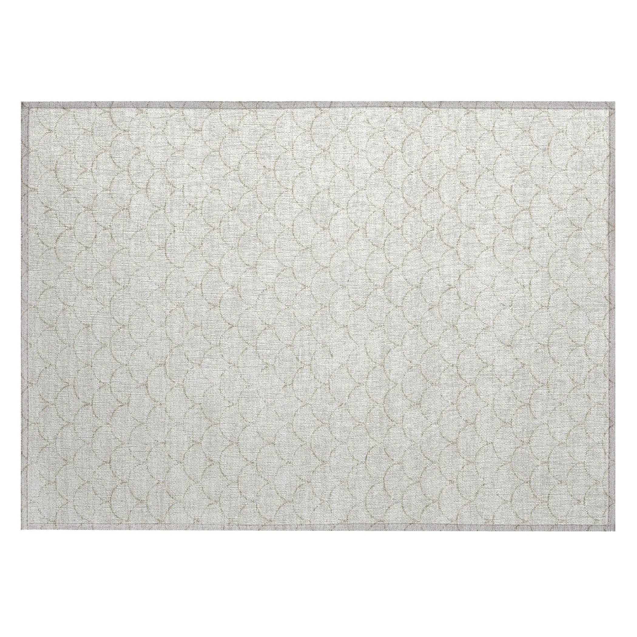 Machine Washable Indoor/ Outdoor Chantille Modern Geo Rug