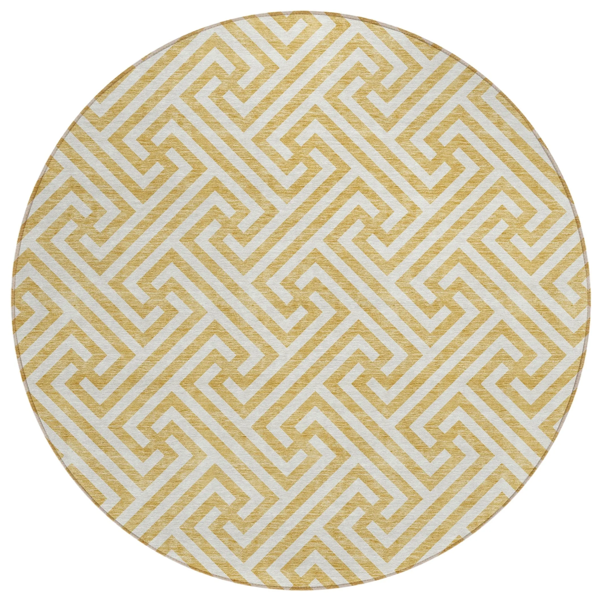 Machine Washable Indoor/ Outdoor Chantille Modern Geo Rug