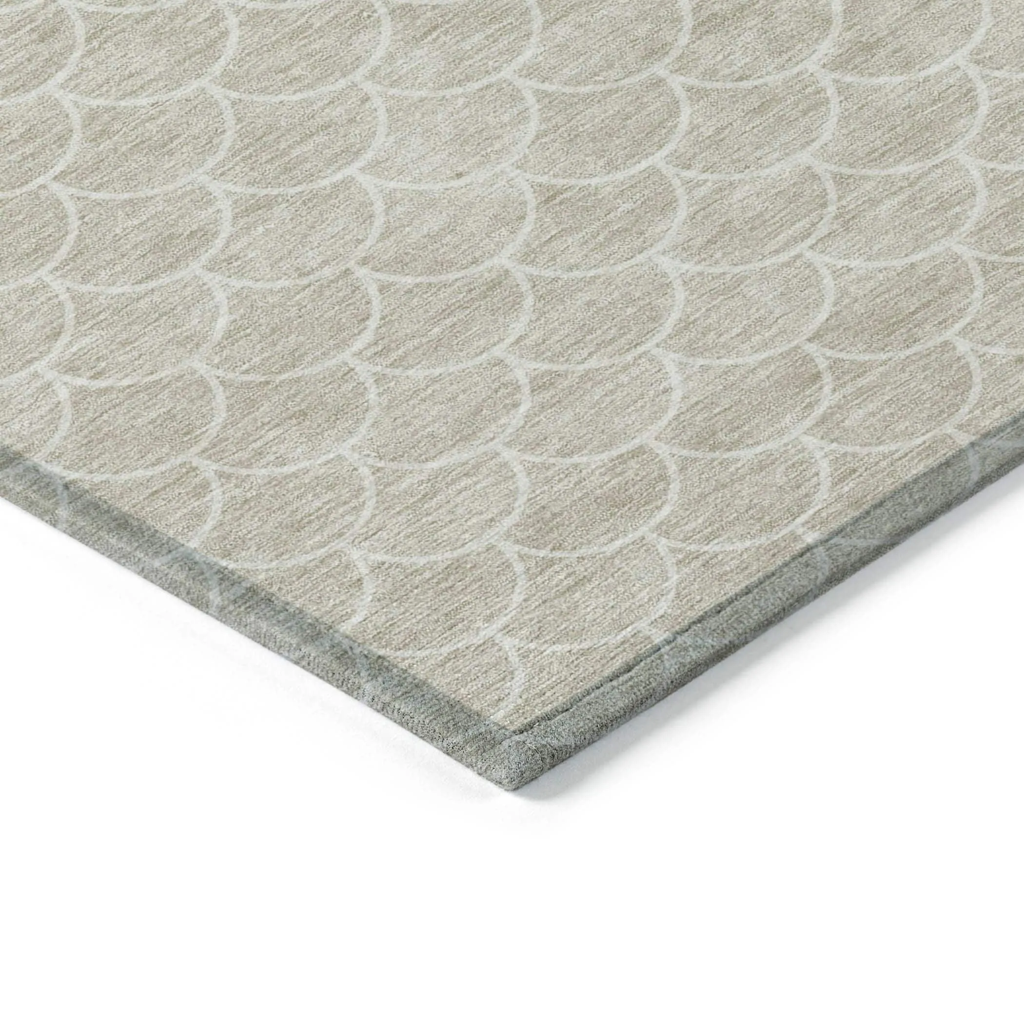 Machine Washable Indoor/ Outdoor Chantille Modern Geo Rug