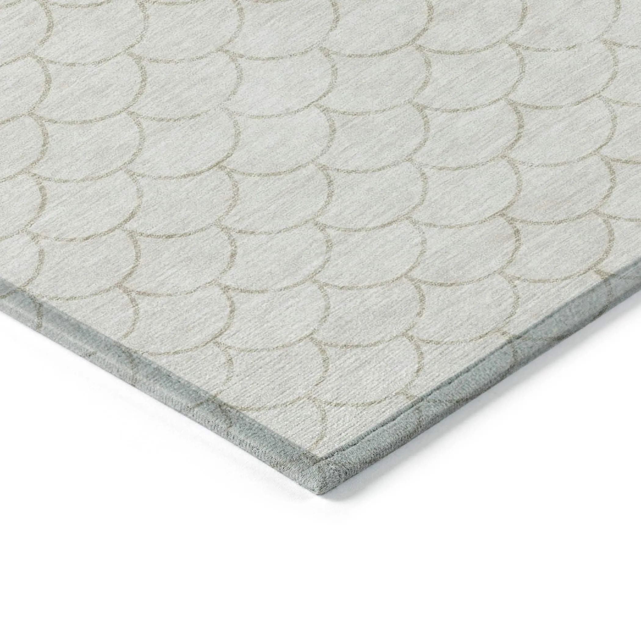 Machine Washable Indoor/ Outdoor Chantille Modern Geo Rug
