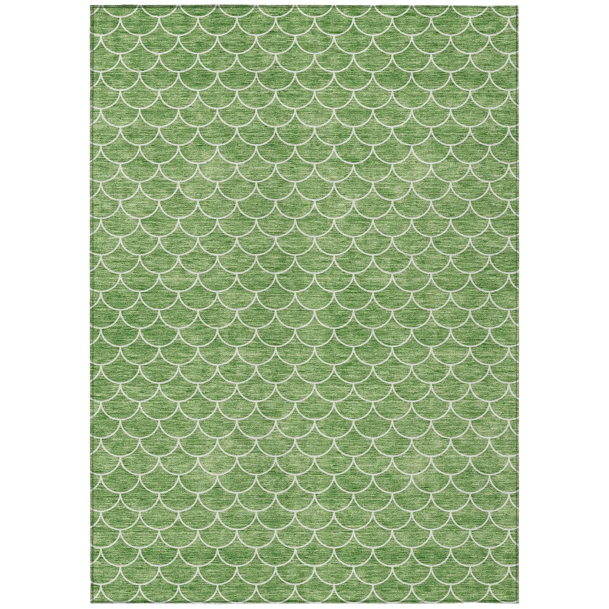 Machine Washable Indoor/ Outdoor Chantille Modern Geo Rug