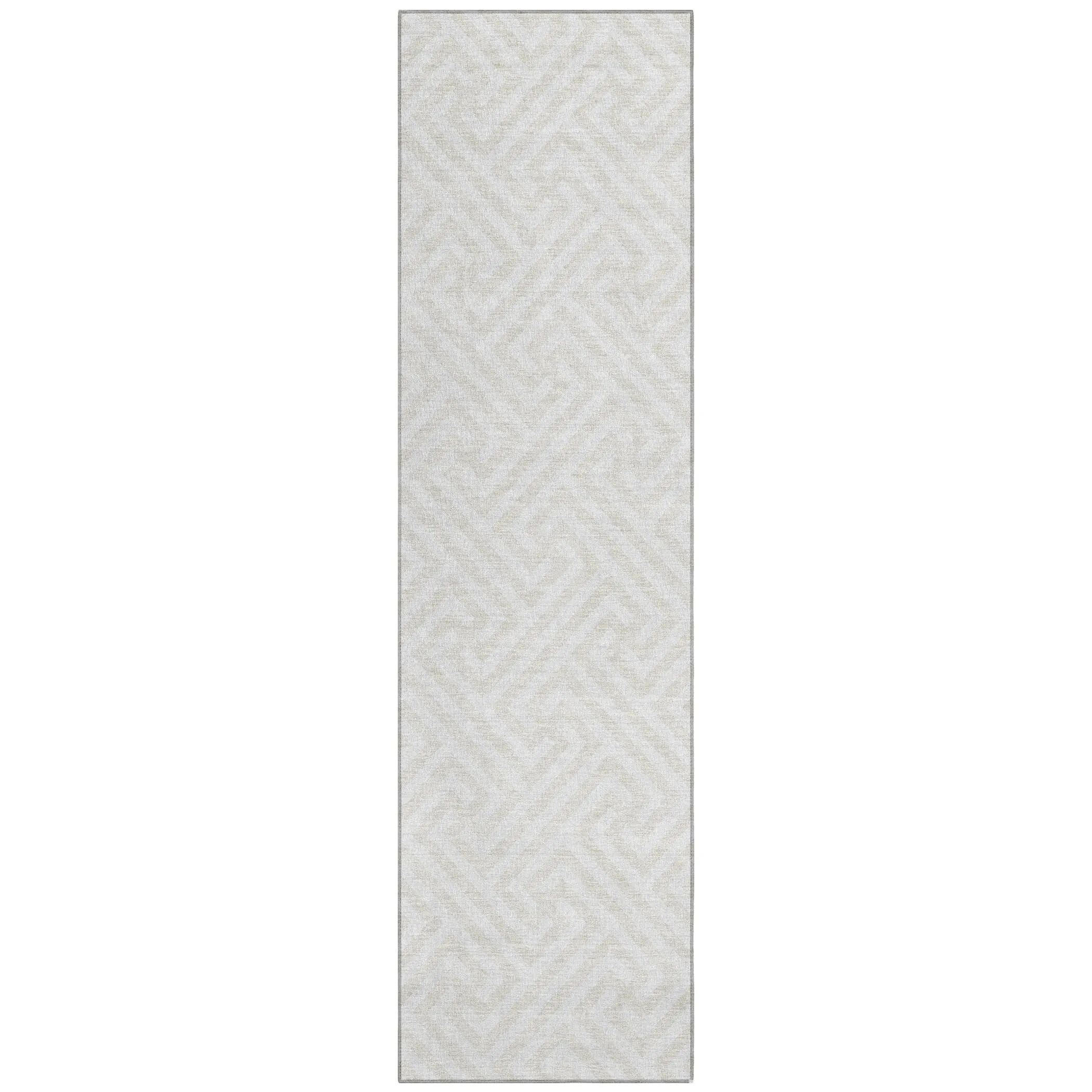 Machine Washable Indoor/ Outdoor Chantille Modern Geo Rug