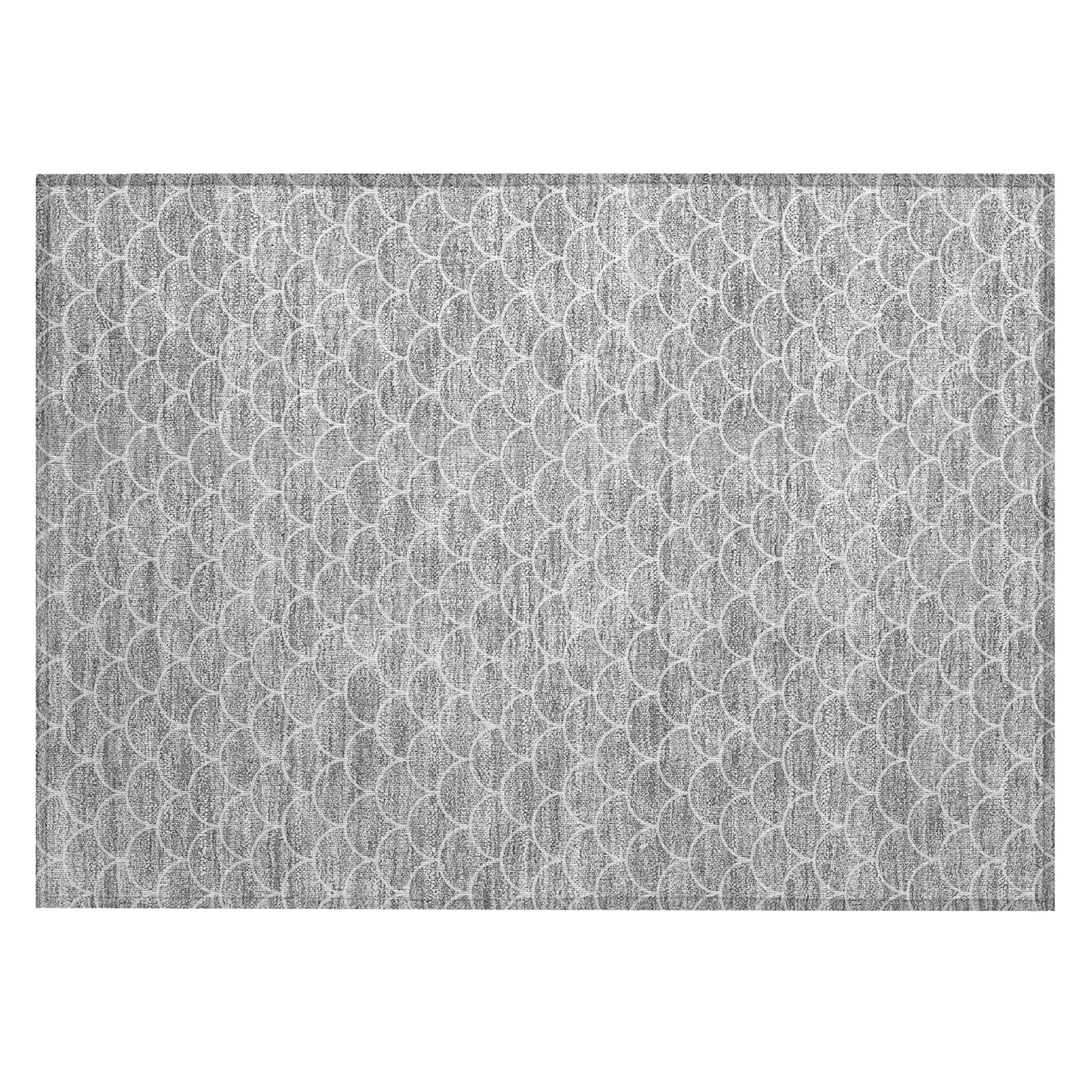 Machine Washable Indoor/ Outdoor Chantille Modern Geo Rug