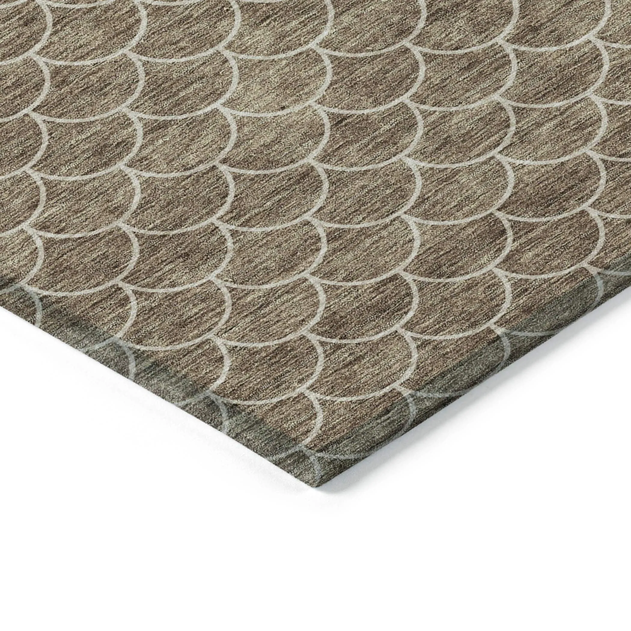 Machine Washable Indoor/ Outdoor Chantille Modern Geo Rug