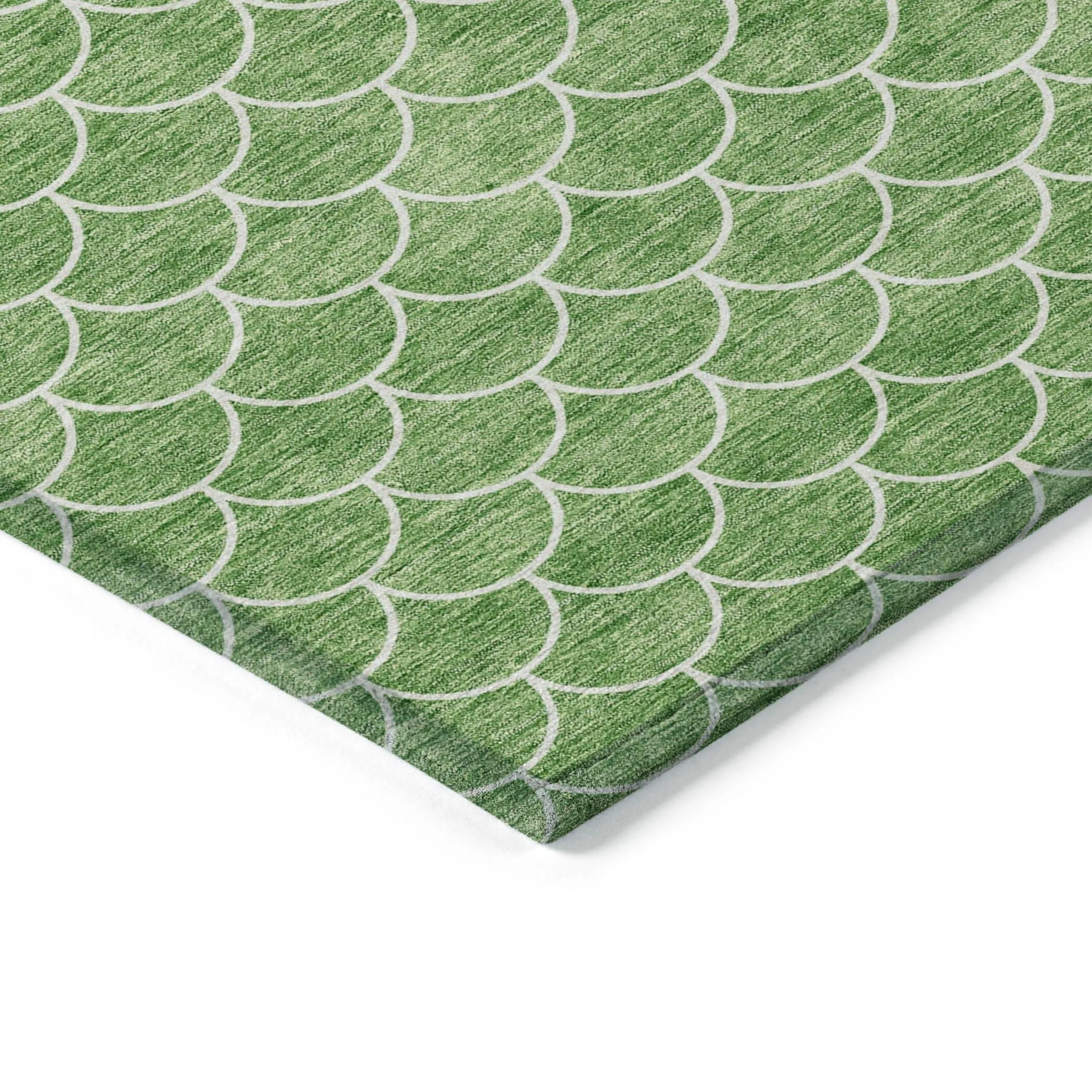 Machine Washable Indoor/ Outdoor Chantille Modern Geo Rug
