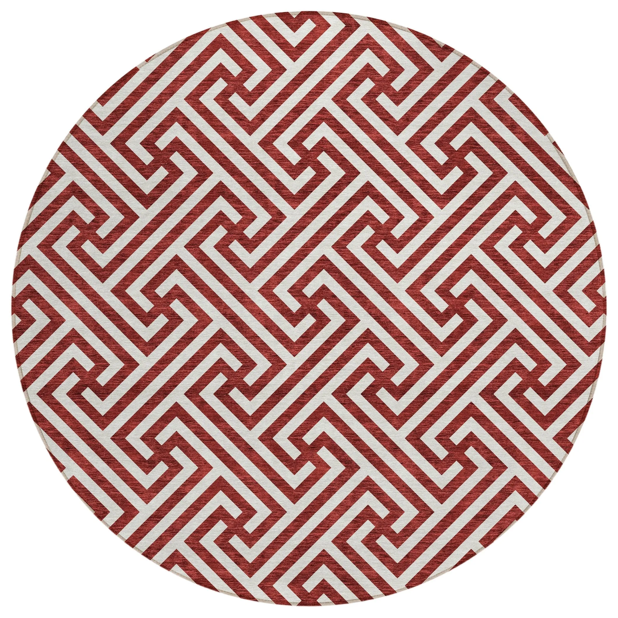 Machine Washable Indoor/ Outdoor Chantille Modern Geo Rug