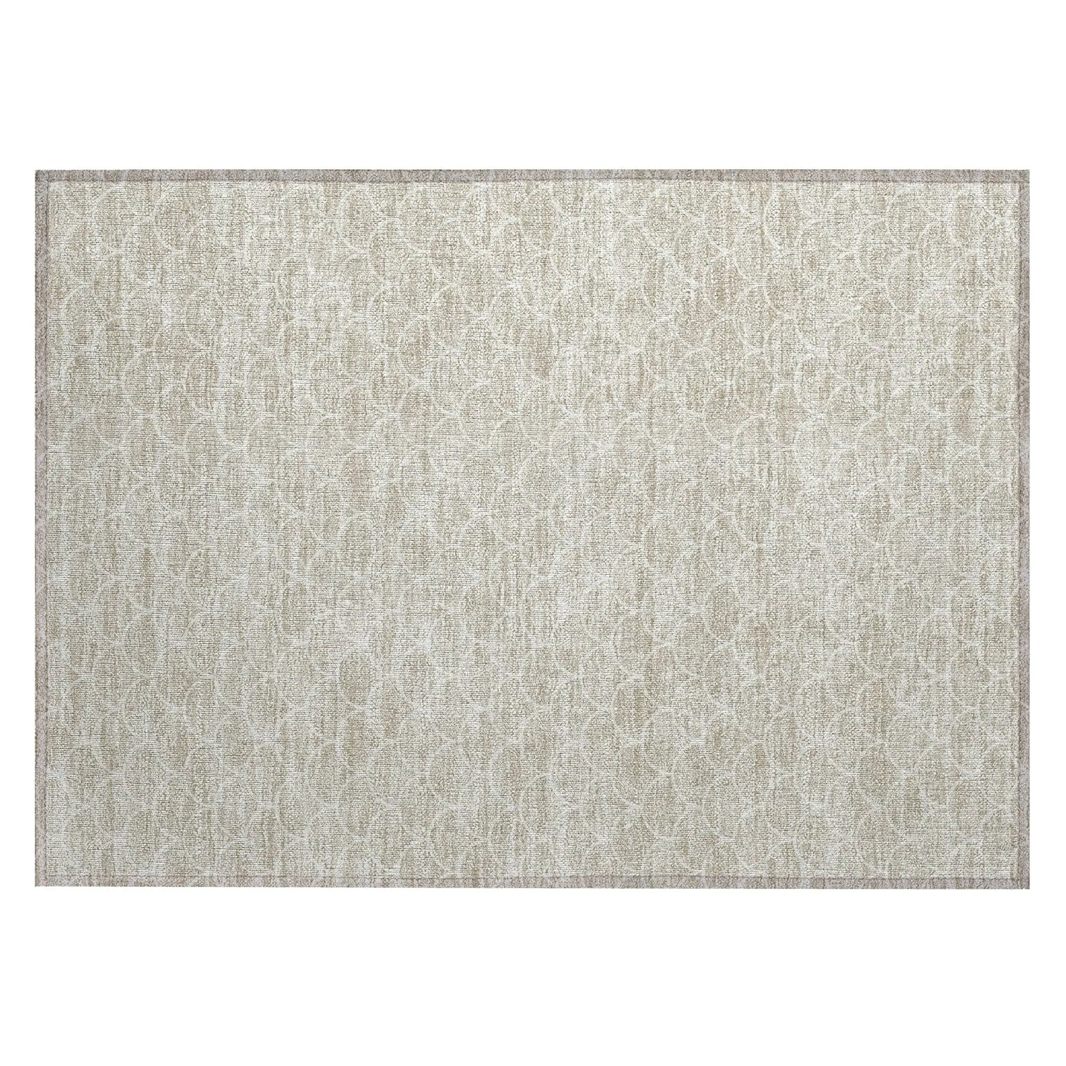 Machine Washable Indoor/ Outdoor Chantille Modern Geo Rug
