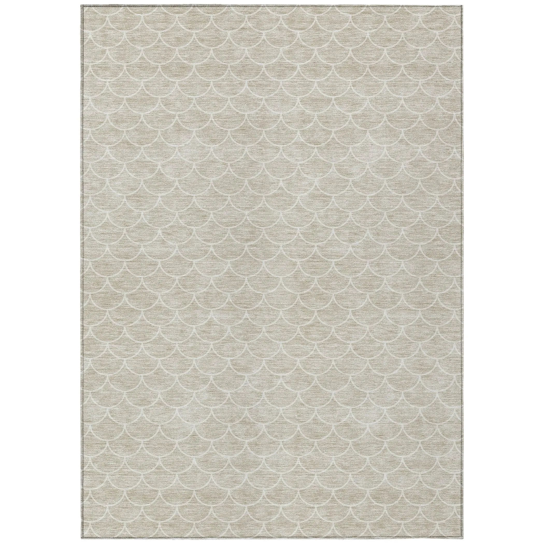 Machine Washable Indoor/ Outdoor Chantille Modern Geo Rug