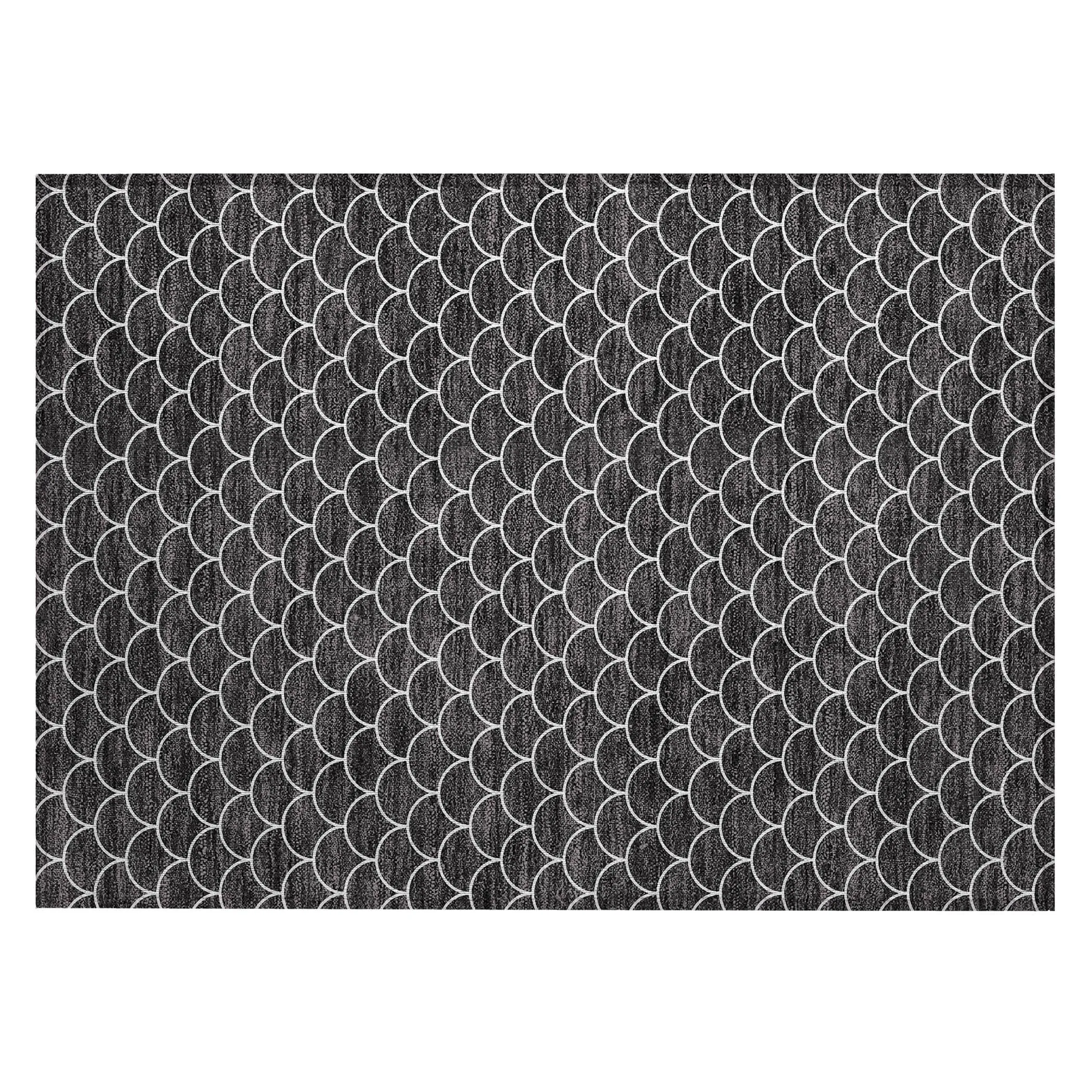 Machine Washable Indoor/ Outdoor Chantille Modern Geo Rug