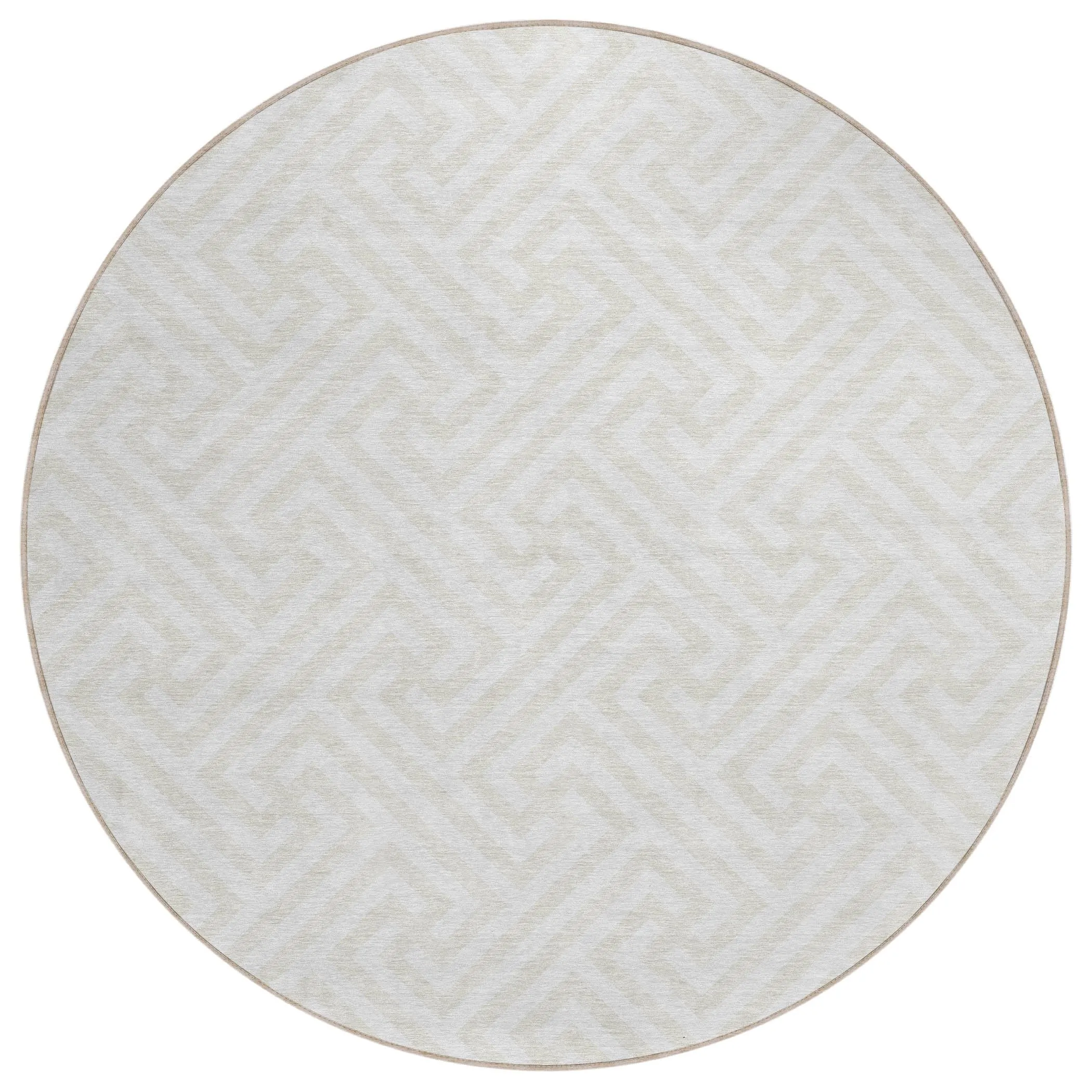 Machine Washable Indoor/ Outdoor Chantille Modern Geo Rug