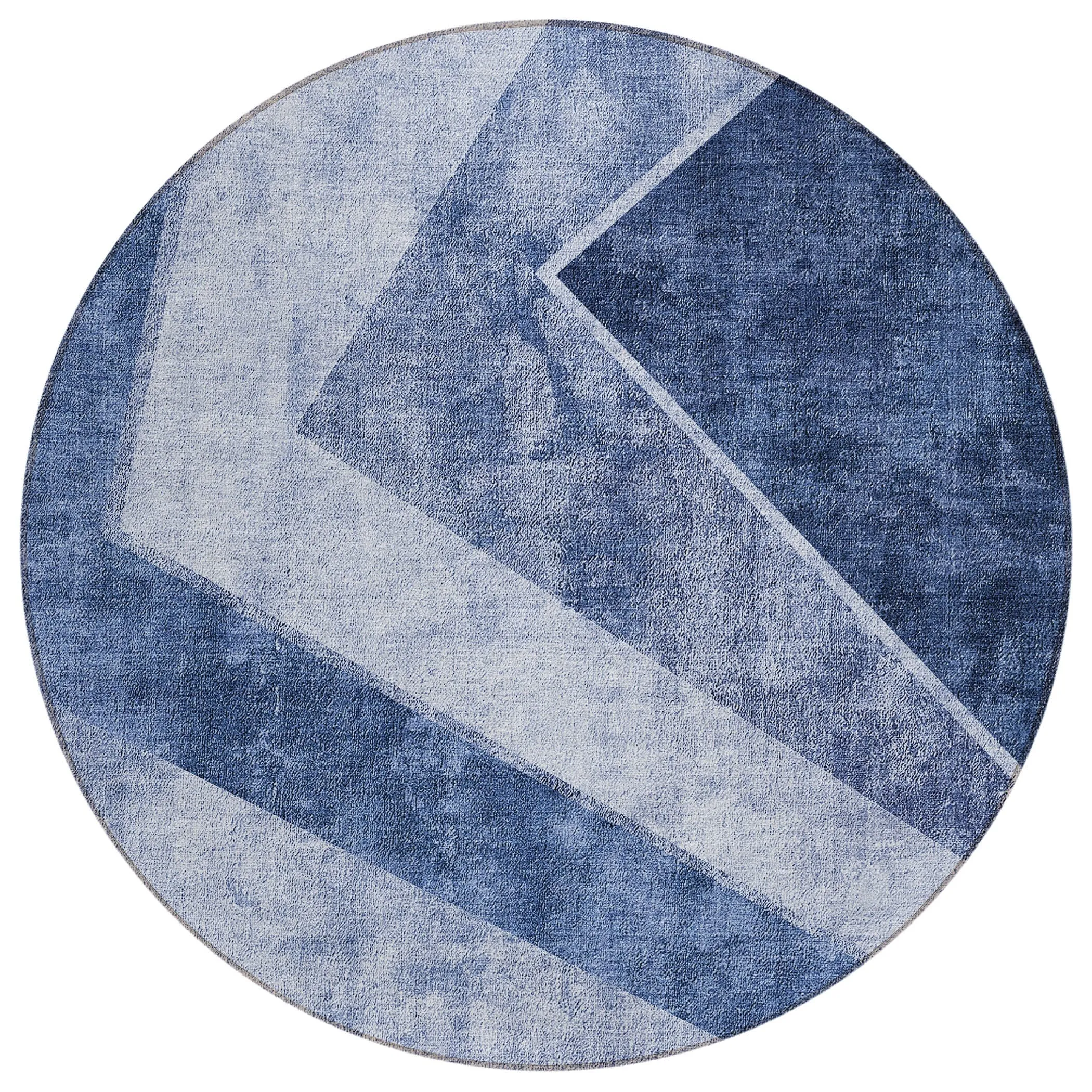 Machine Washable Indoor/ Outdoor Chantille Modern Geometric Rug