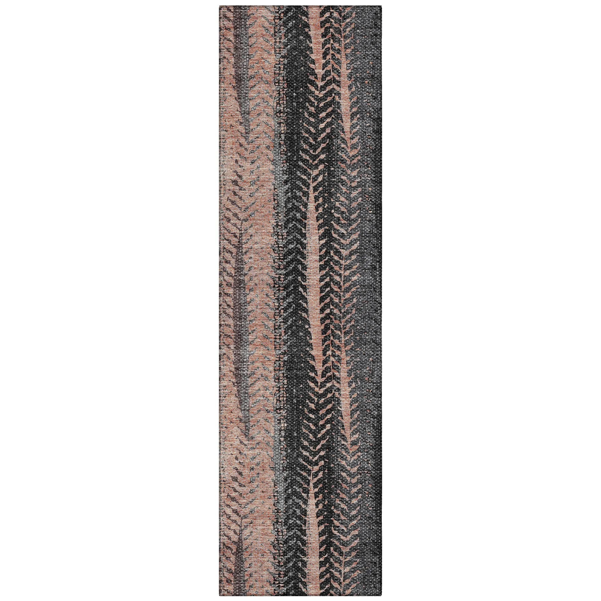 Machine Washable Indoor/ Outdoor Chantille Modern Imprints Rug