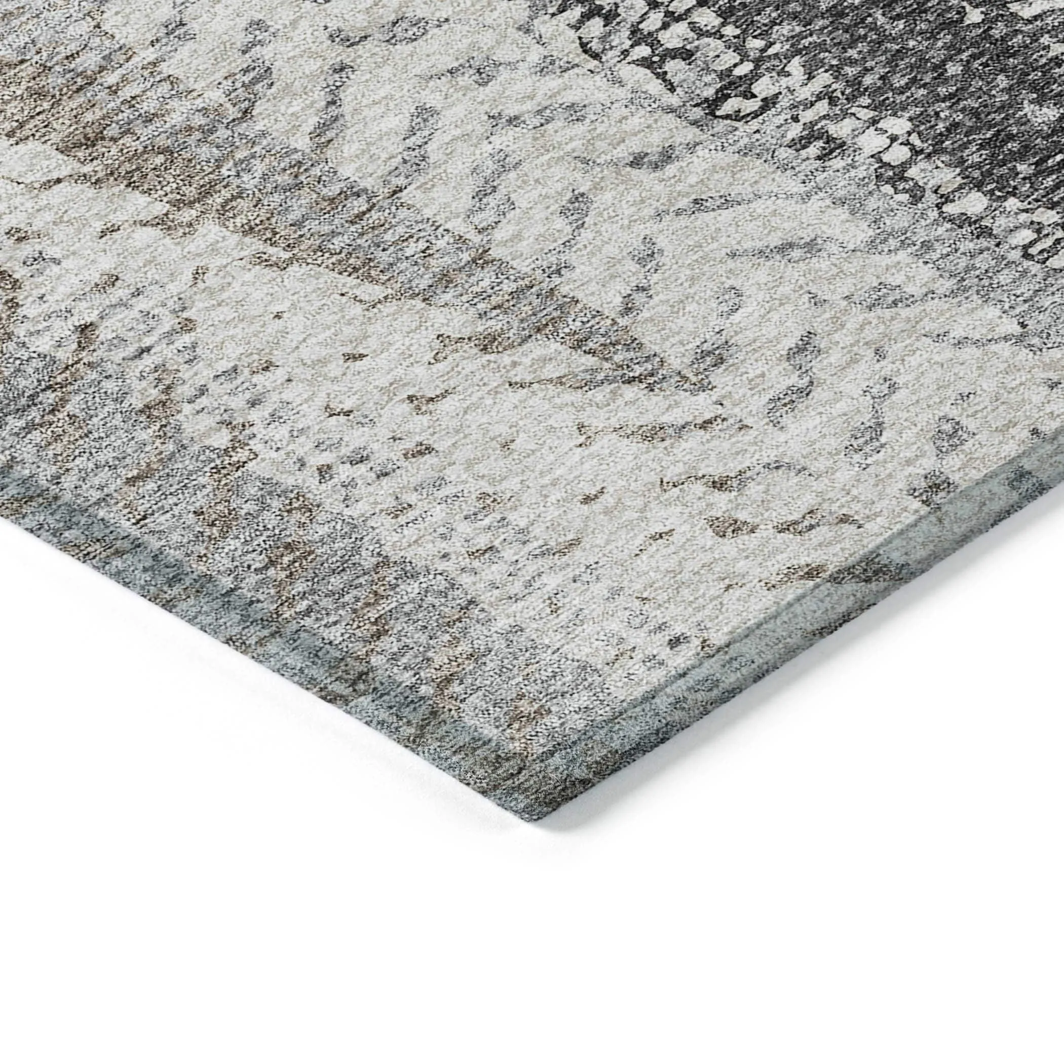 Machine Washable Indoor/ Outdoor Chantille Modern Imprints Rug