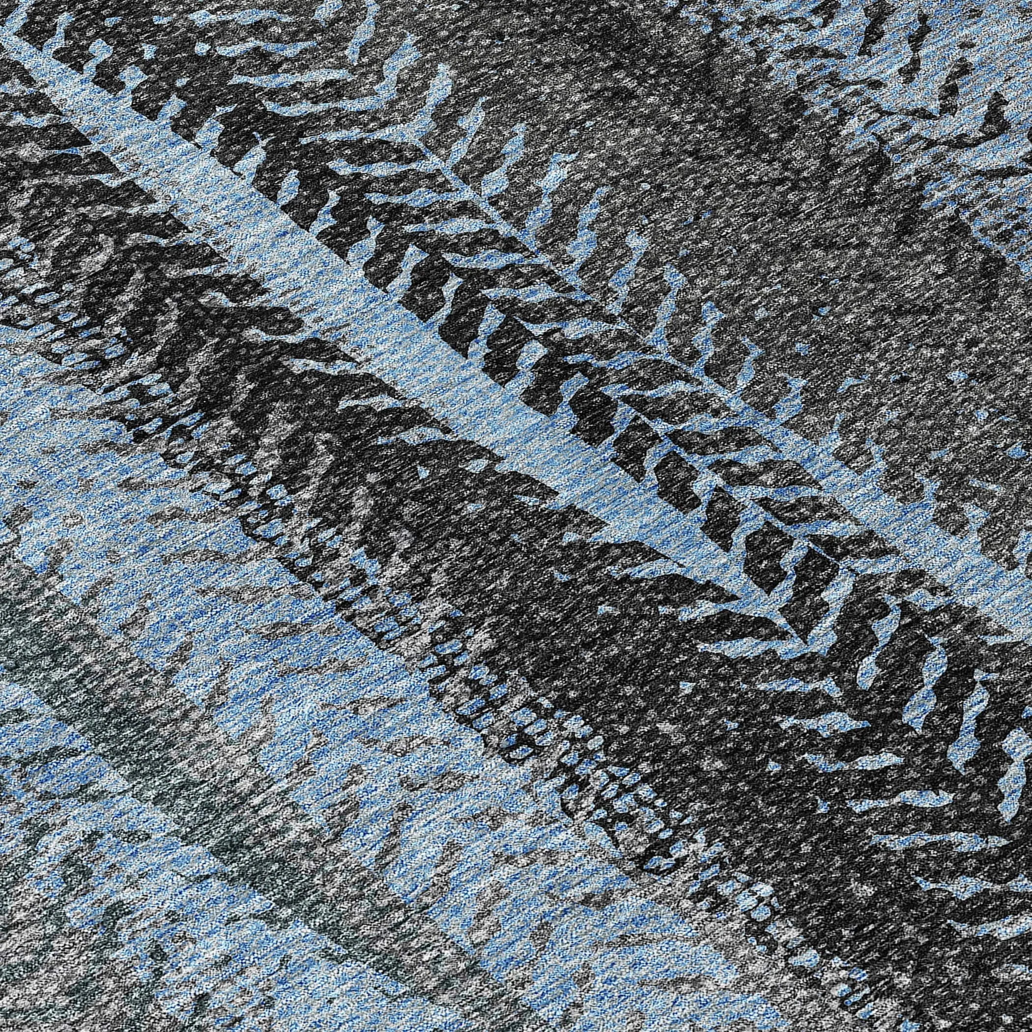 Machine Washable Indoor/ Outdoor Chantille Modern Imprints Rug