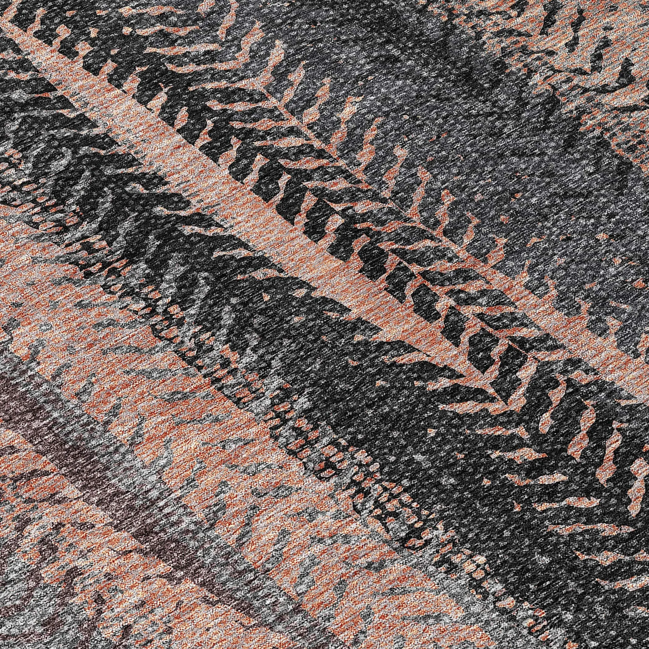 Machine Washable Indoor/ Outdoor Chantille Modern Imprints Rug