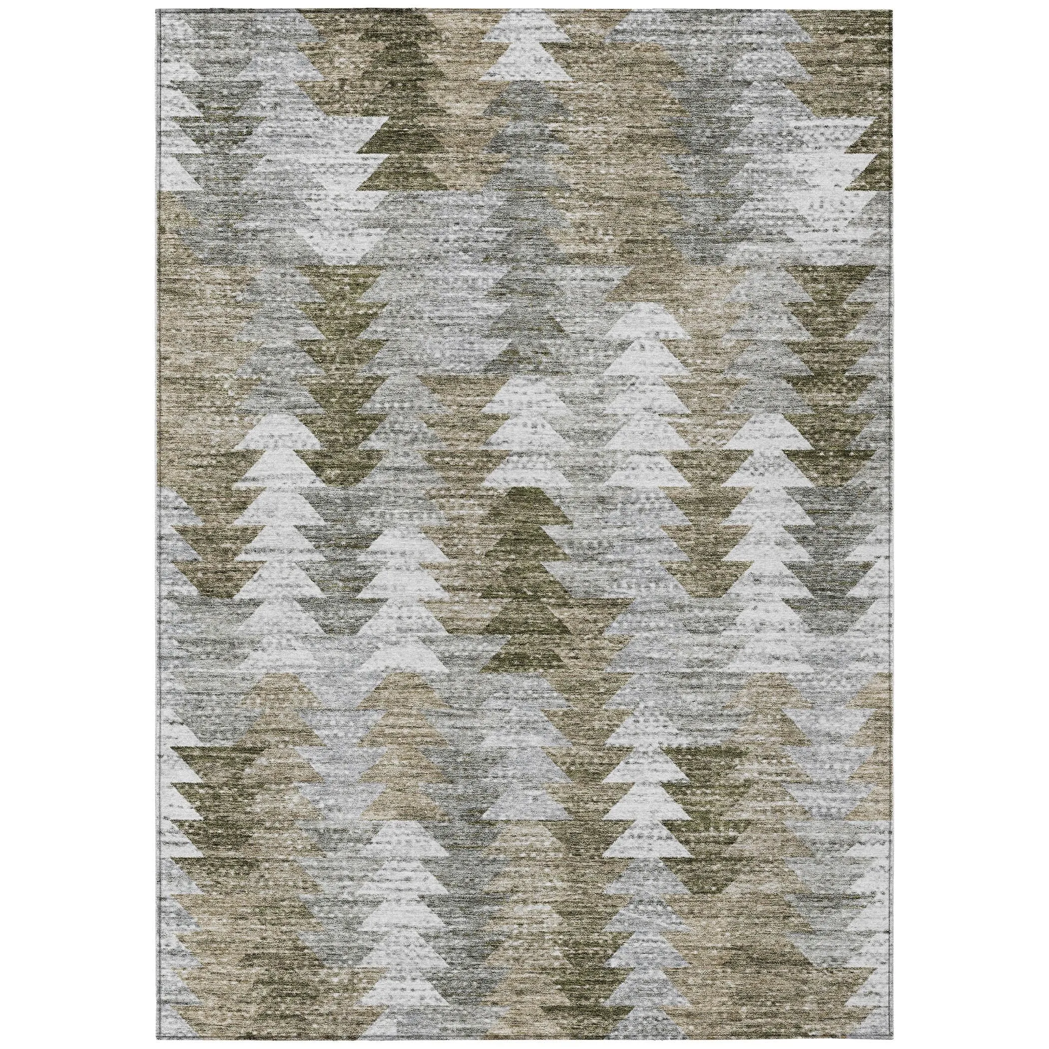 Machine Washable Indoor/ Outdoor Chantille Modern Moroccan Boho Rug