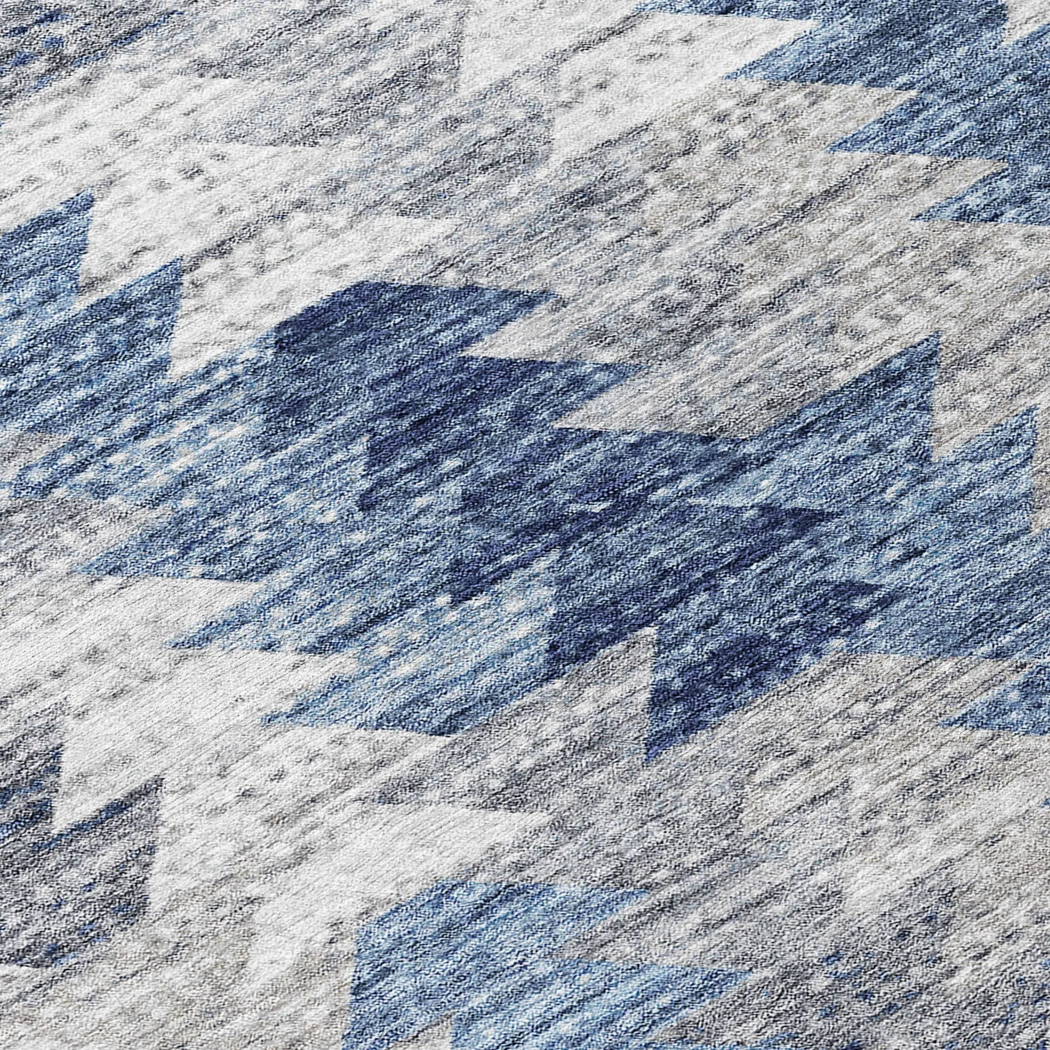 Machine Washable Indoor/ Outdoor Chantille Modern Moroccan Boho Rug