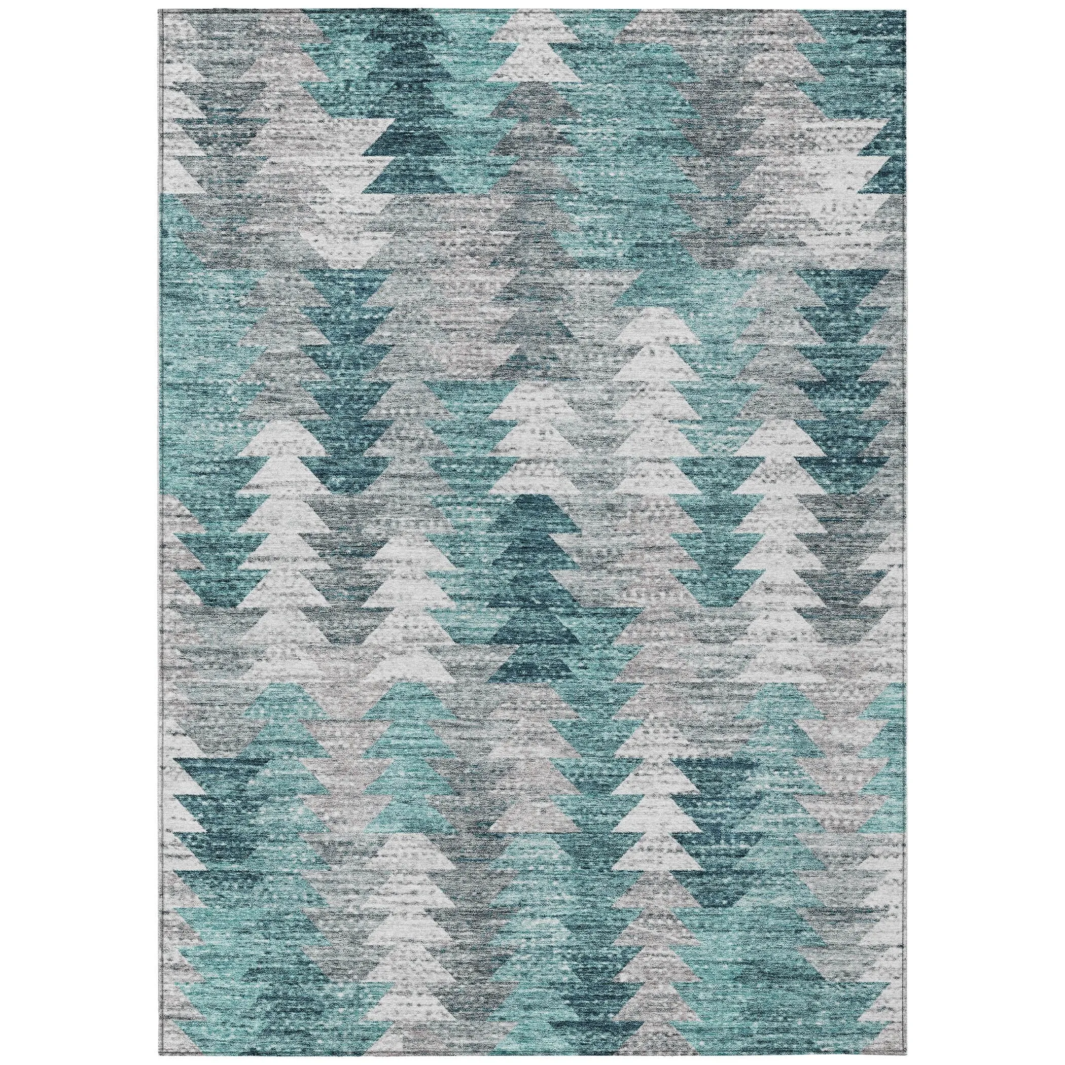 Machine Washable Indoor/ Outdoor Chantille Modern Moroccan Boho Rug