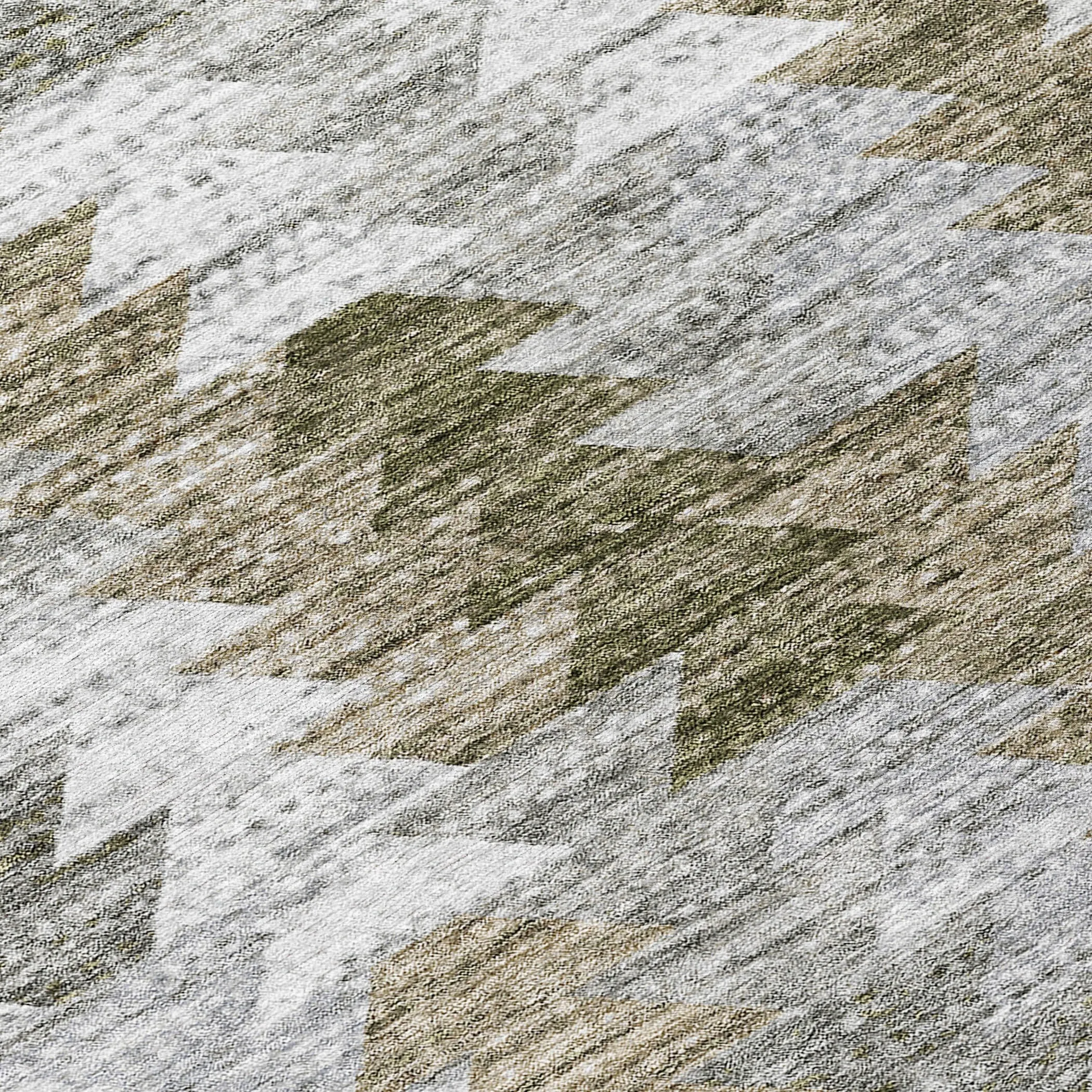 Machine Washable Indoor/ Outdoor Chantille Modern Moroccan Boho Rug