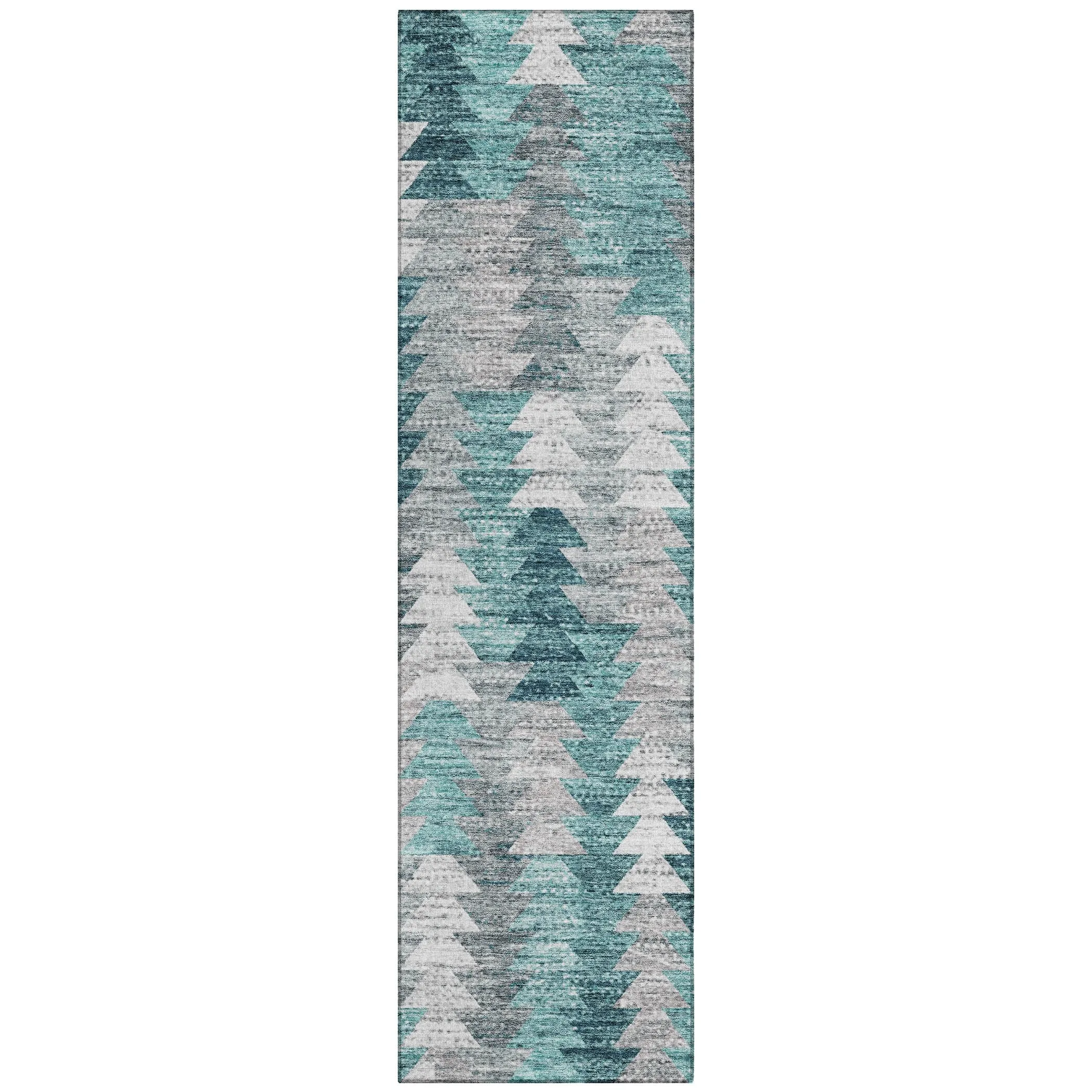Machine Washable Indoor/ Outdoor Chantille Modern Moroccan Boho Rug