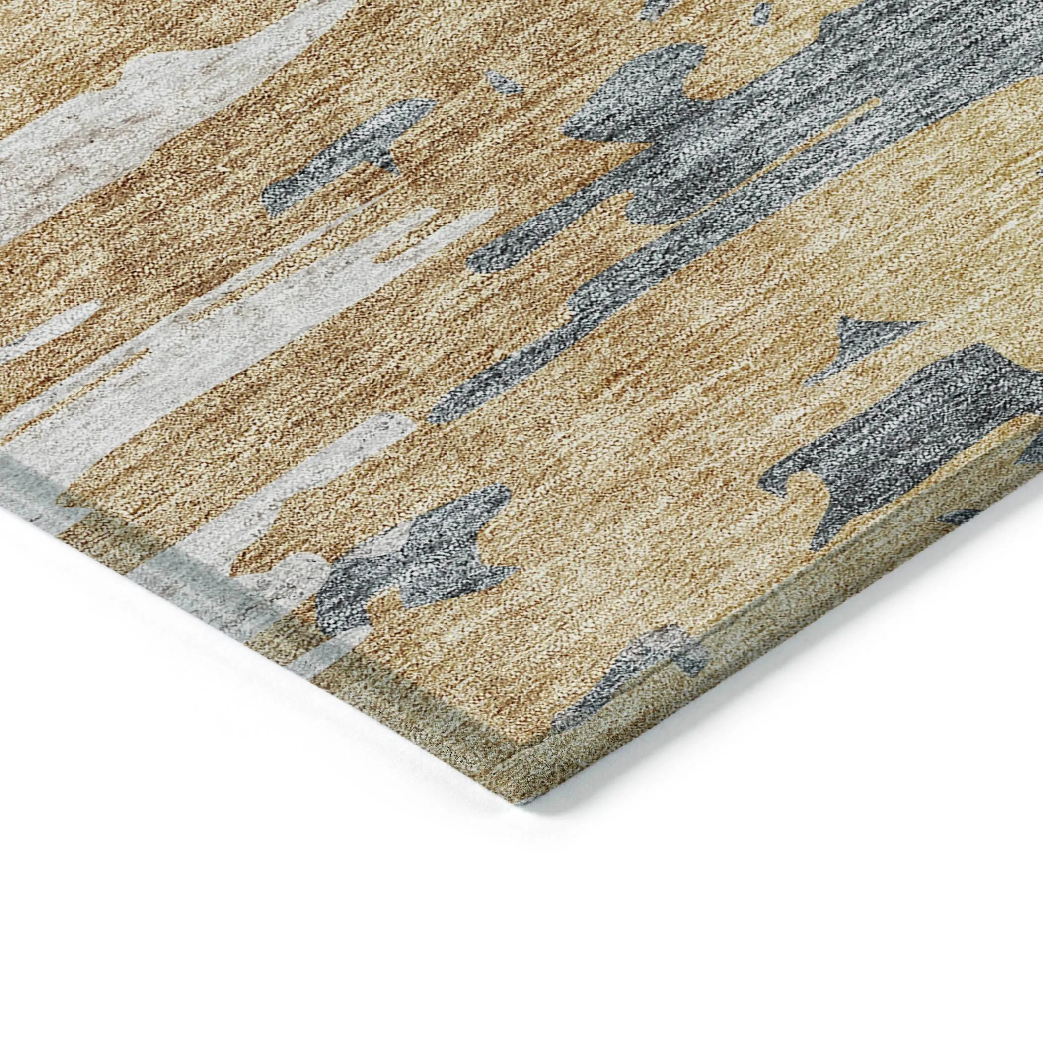 Machine Washable Indoor/ Outdoor Chantille Modern Ombre Rug