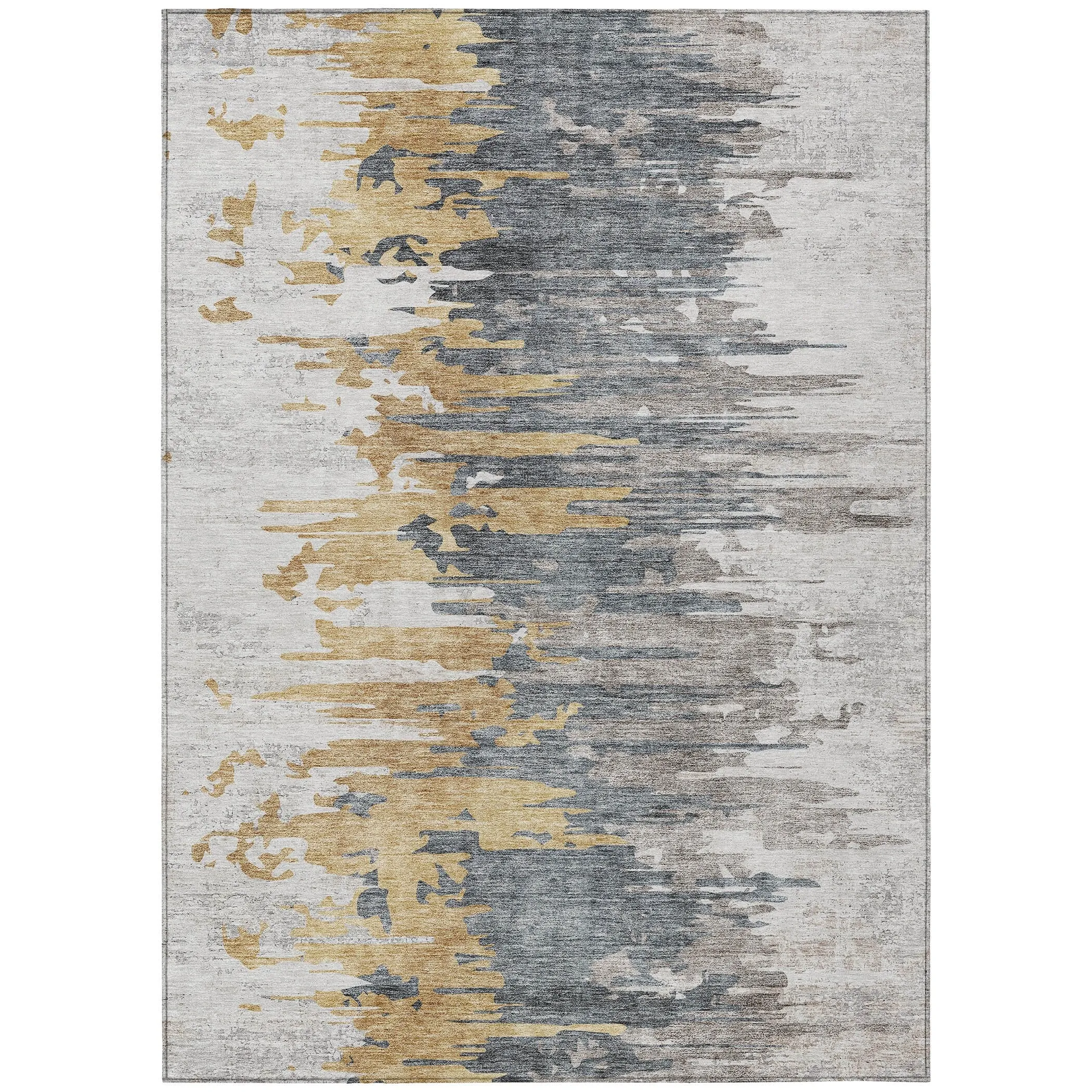 Machine Washable Indoor/ Outdoor Chantille Modern Ombre Rug