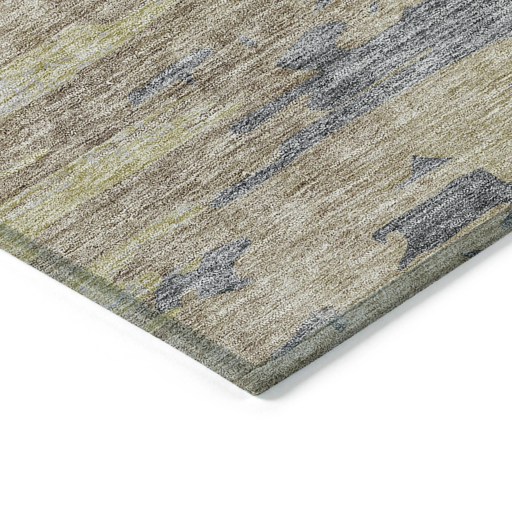 Machine Washable Indoor/ Outdoor Chantille Modern Ombre Rug