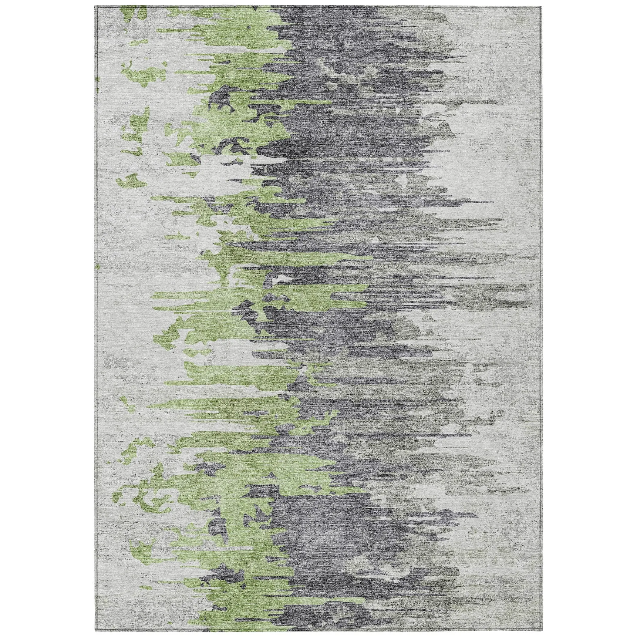 Machine Washable Indoor/ Outdoor Chantille Modern Ombre Rug