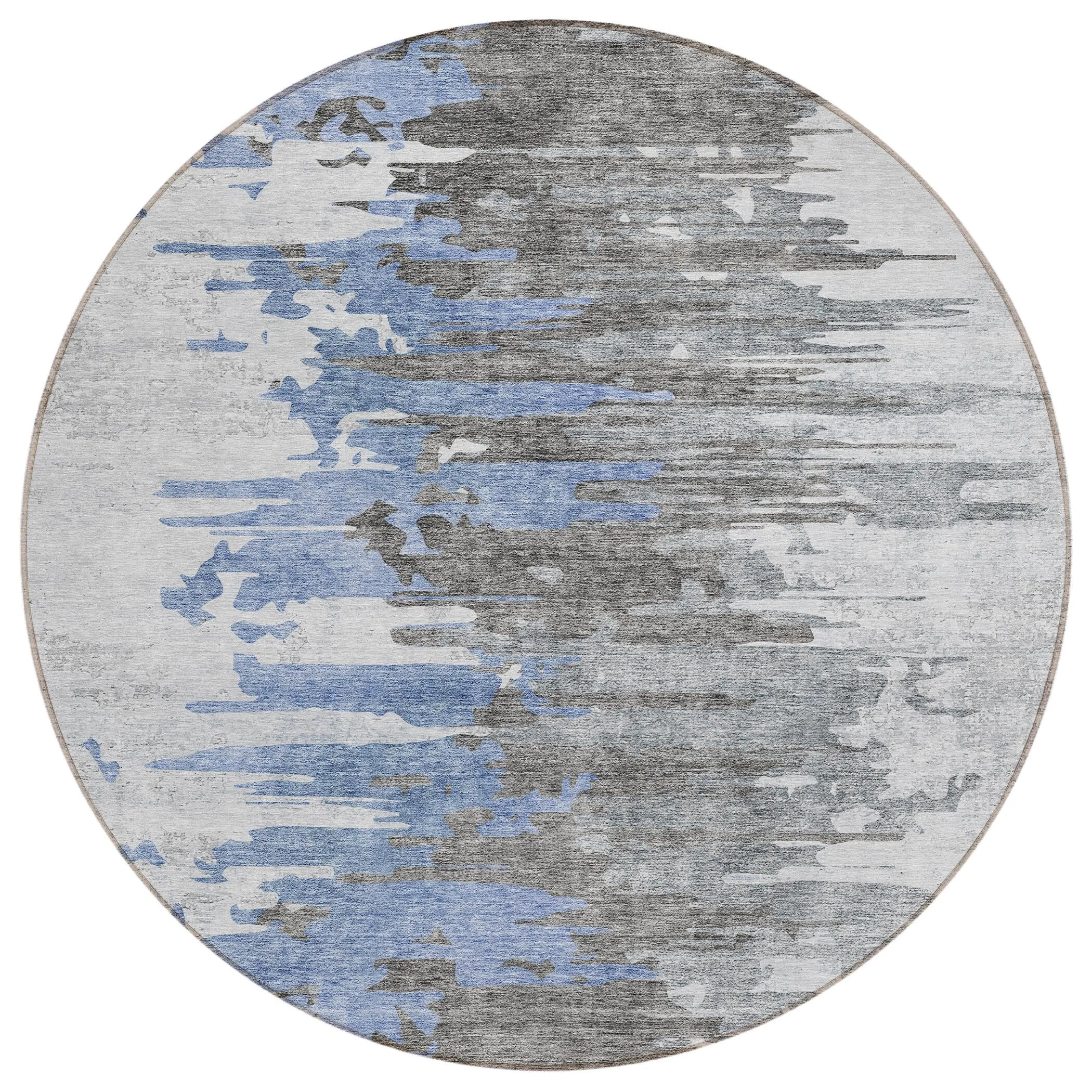 Machine Washable Indoor/ Outdoor Chantille Modern Ombre Rug