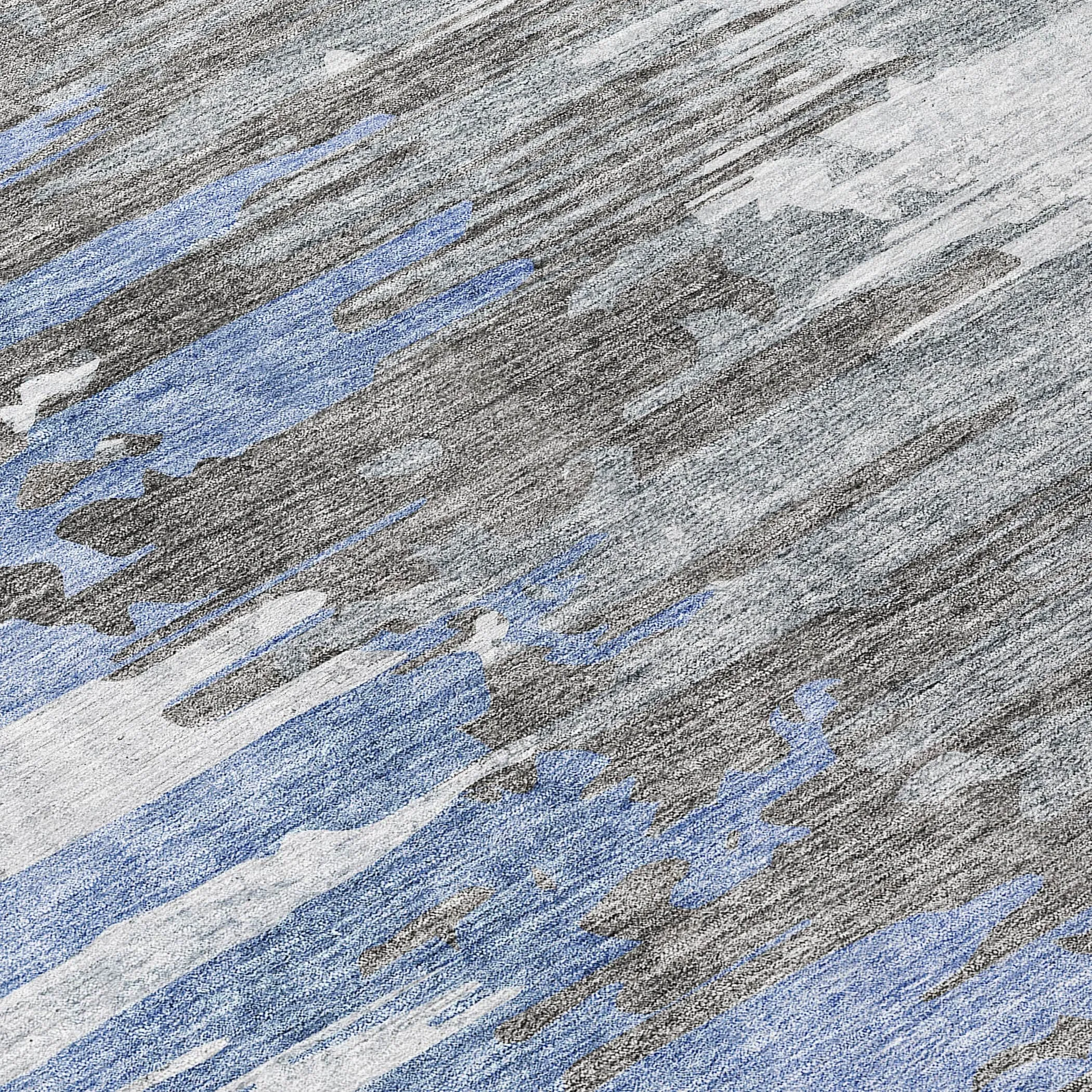Machine Washable Indoor/ Outdoor Chantille Modern Ombre Rug