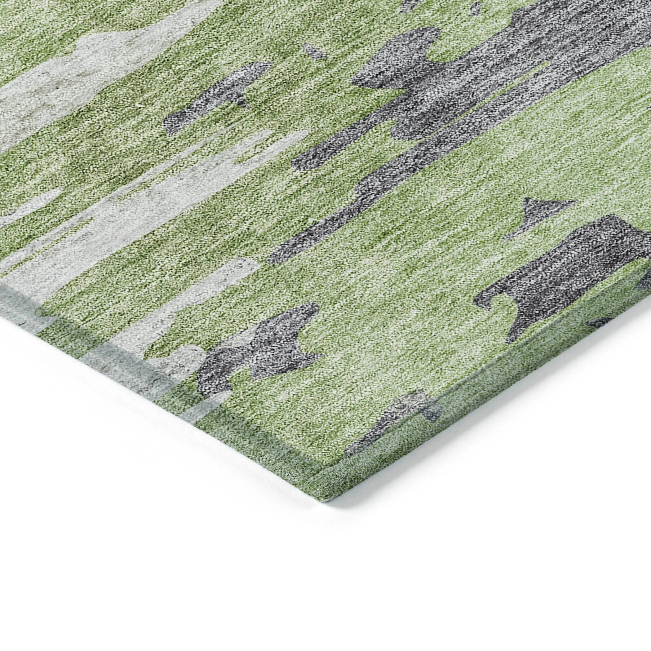 Machine Washable Indoor/ Outdoor Chantille Modern Ombre Rug