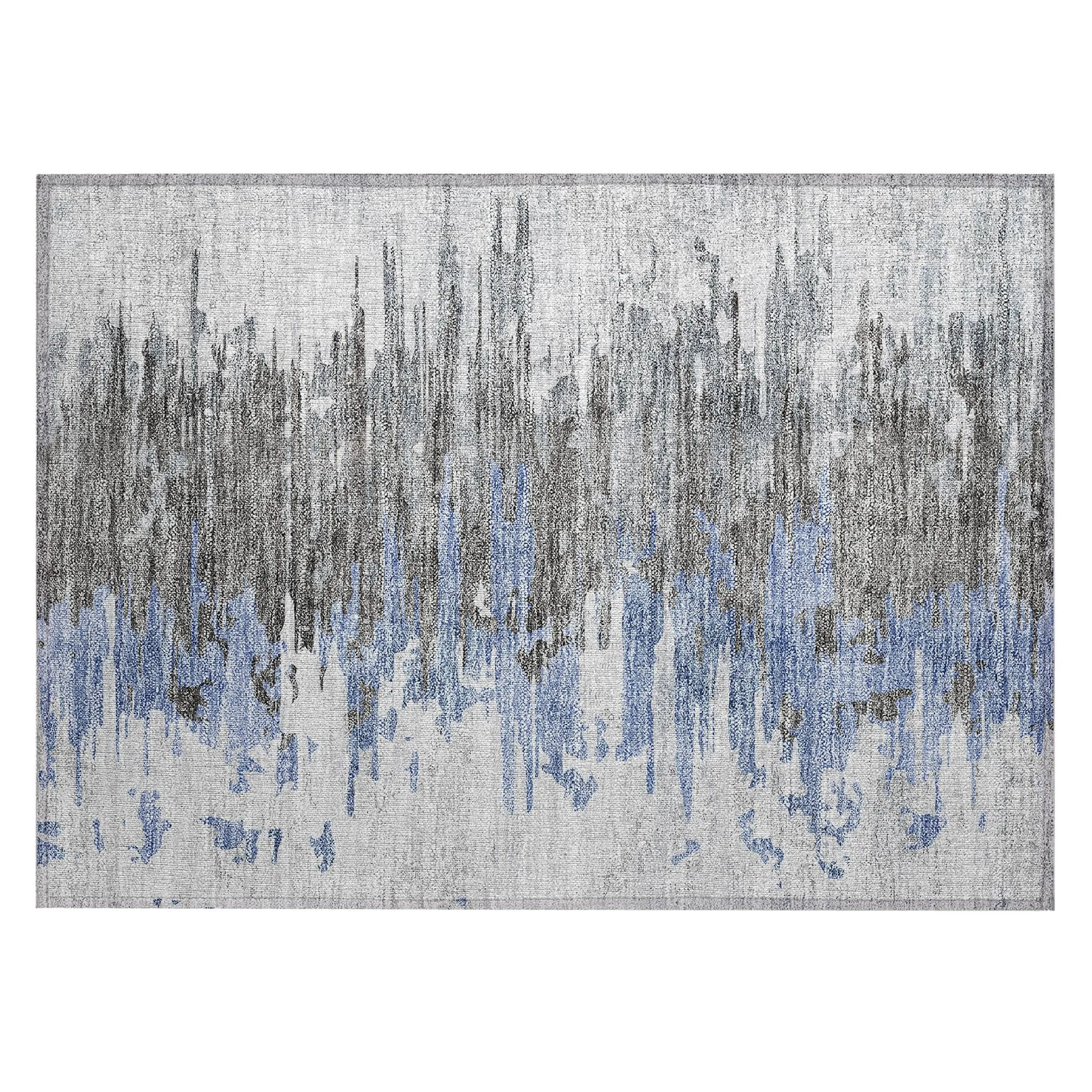 Machine Washable Indoor/ Outdoor Chantille Modern Ombre Rug