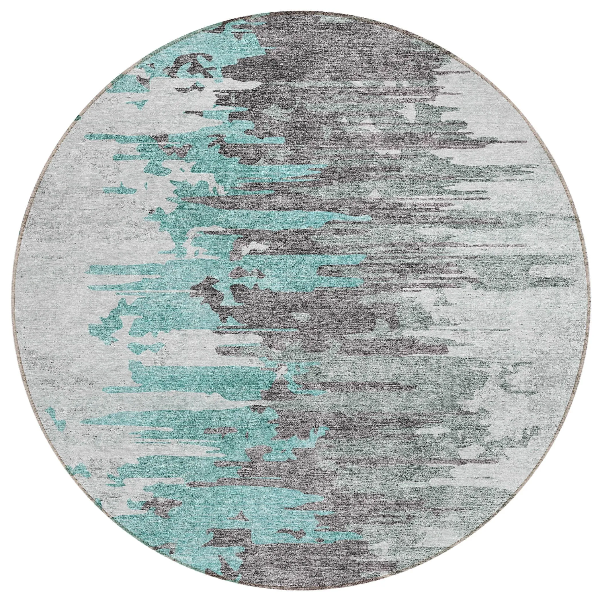 Machine Washable Indoor/ Outdoor Chantille Modern Ombre Rug