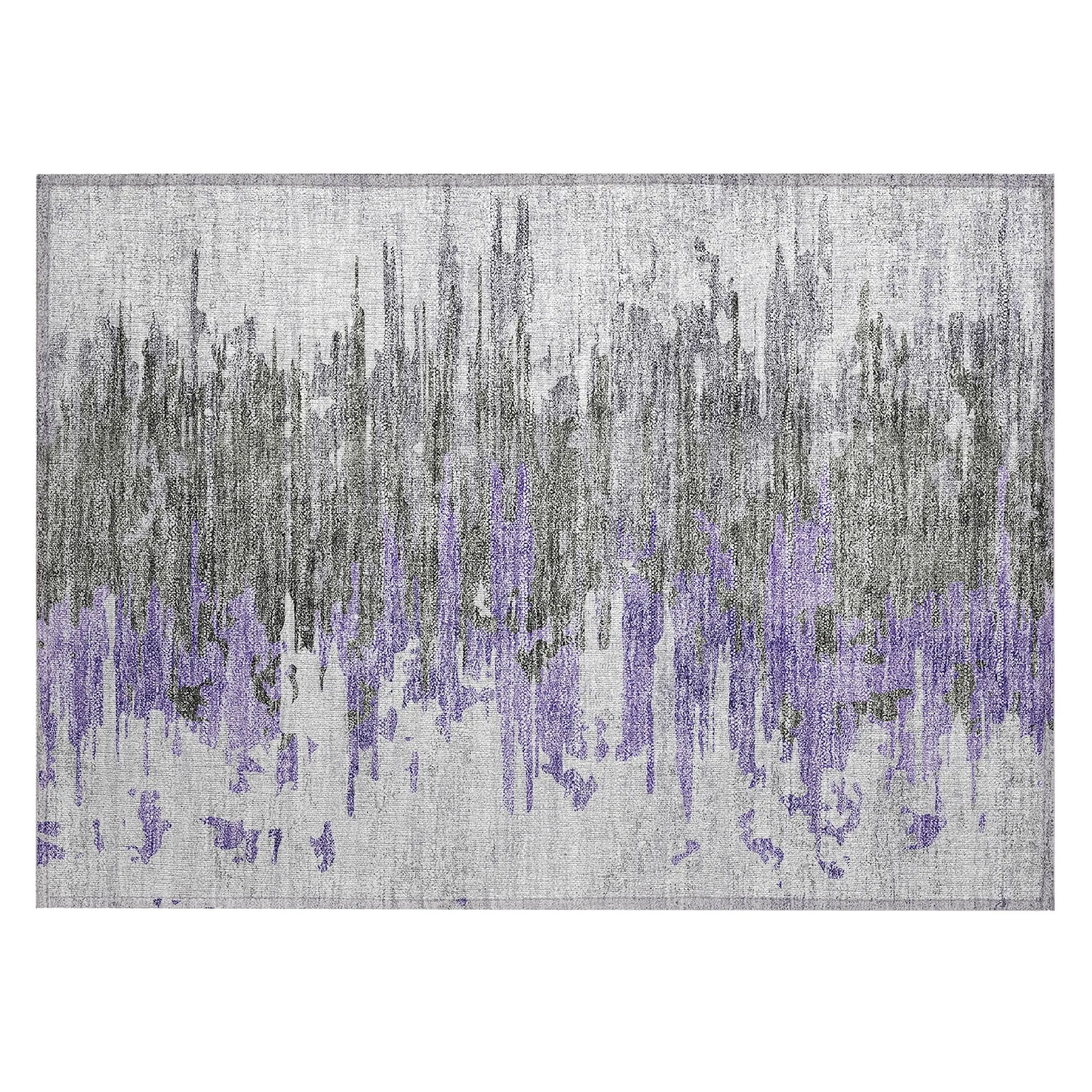 Machine Washable Indoor/ Outdoor Chantille Modern Ombre Rug