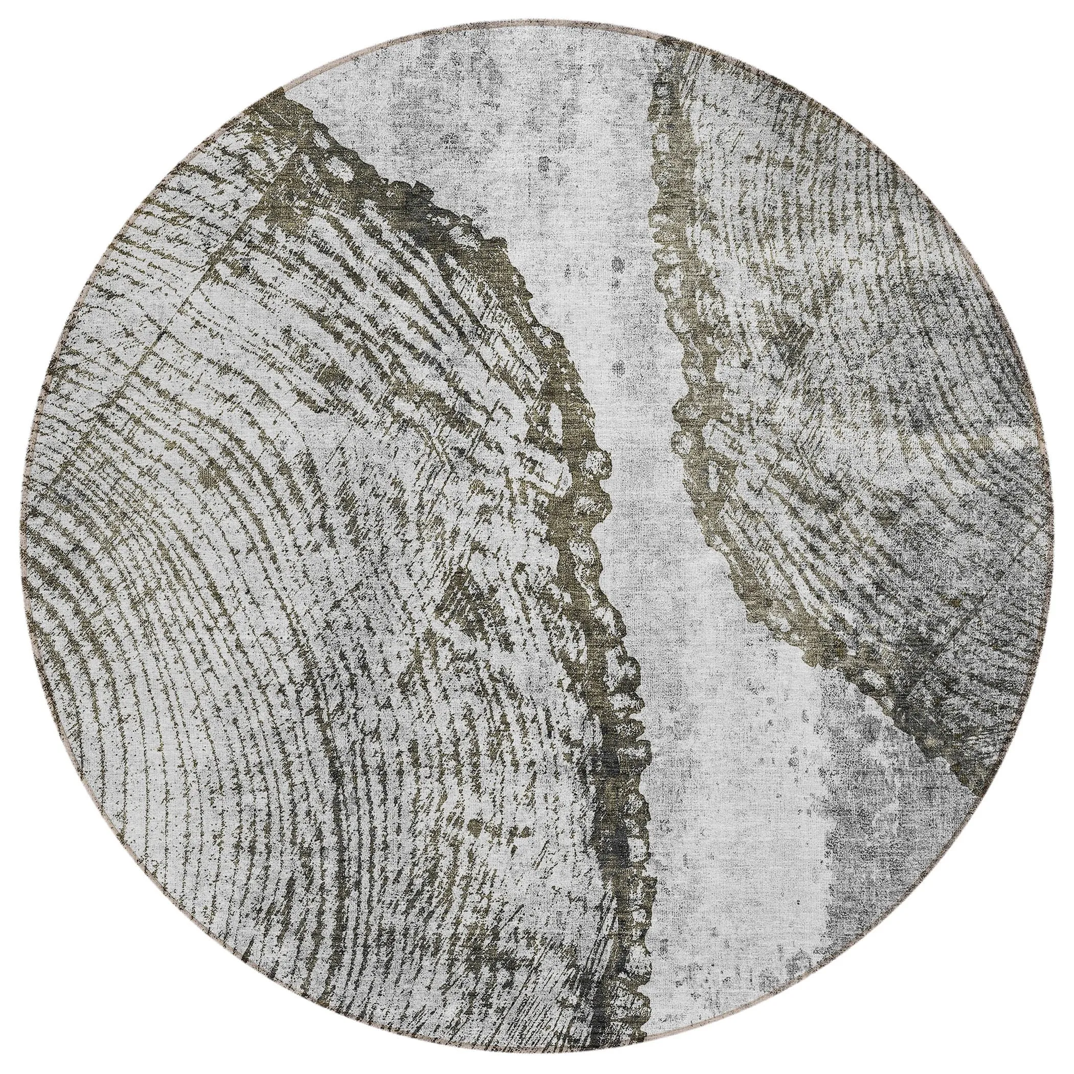 Machine Washable Indoor/ Outdoor Chantille Modern Pop Rug
