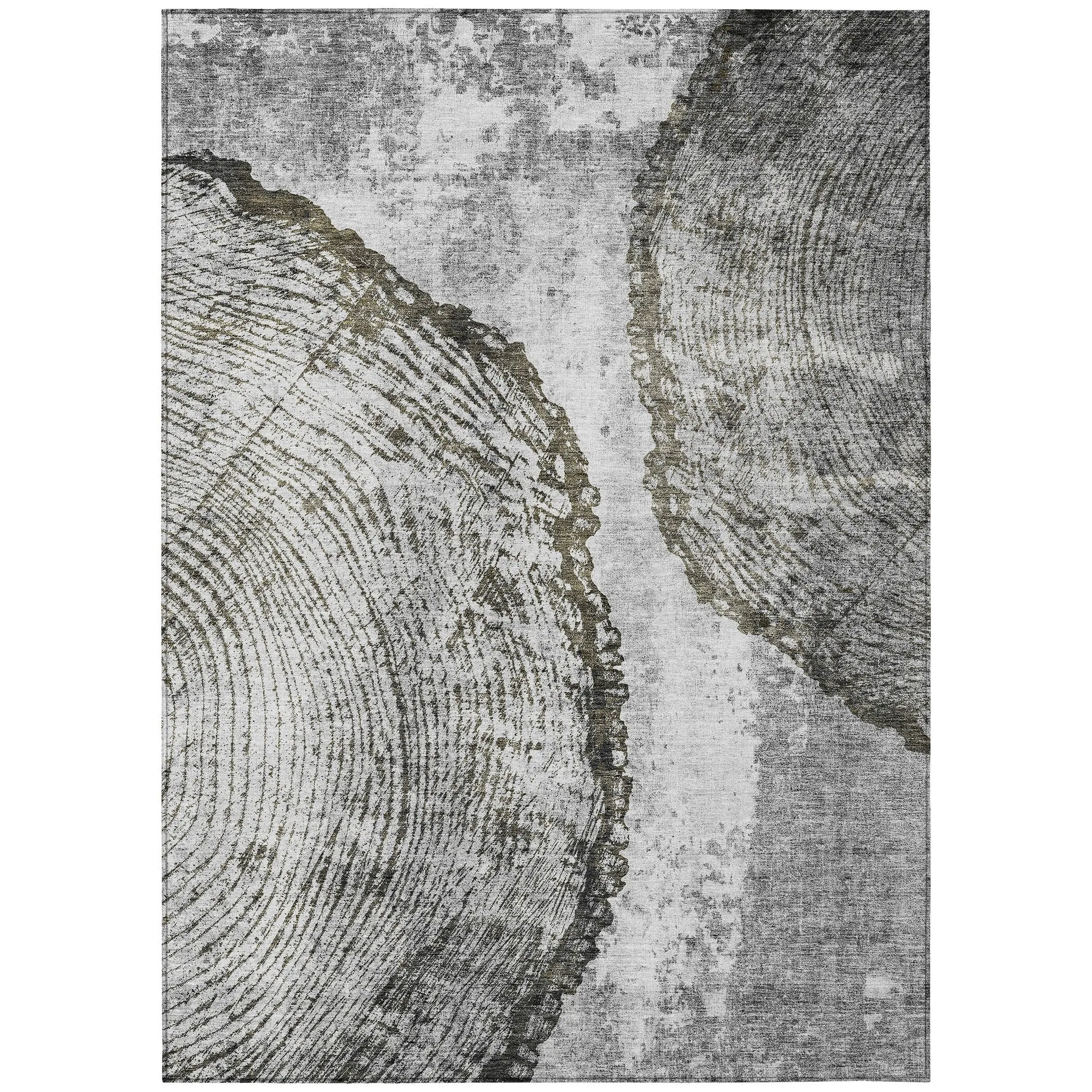 Machine Washable Indoor/ Outdoor Chantille Modern Pop Rug