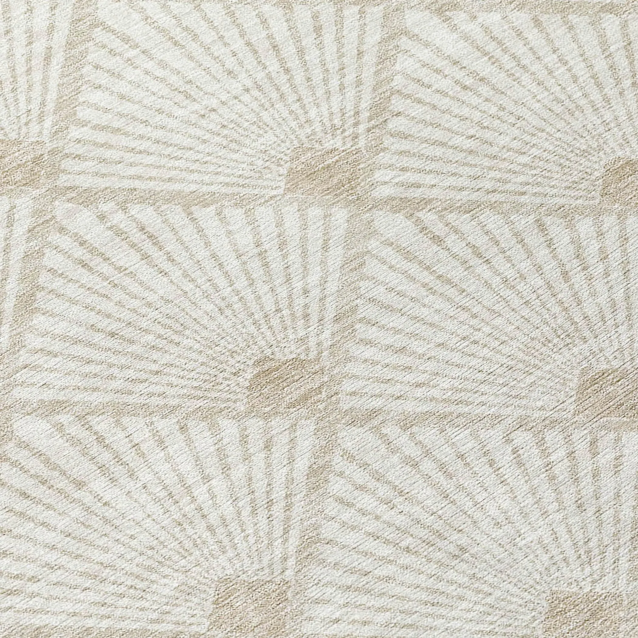 Machine Washable Indoor/ Outdoor Chantille Modern Shells Rug