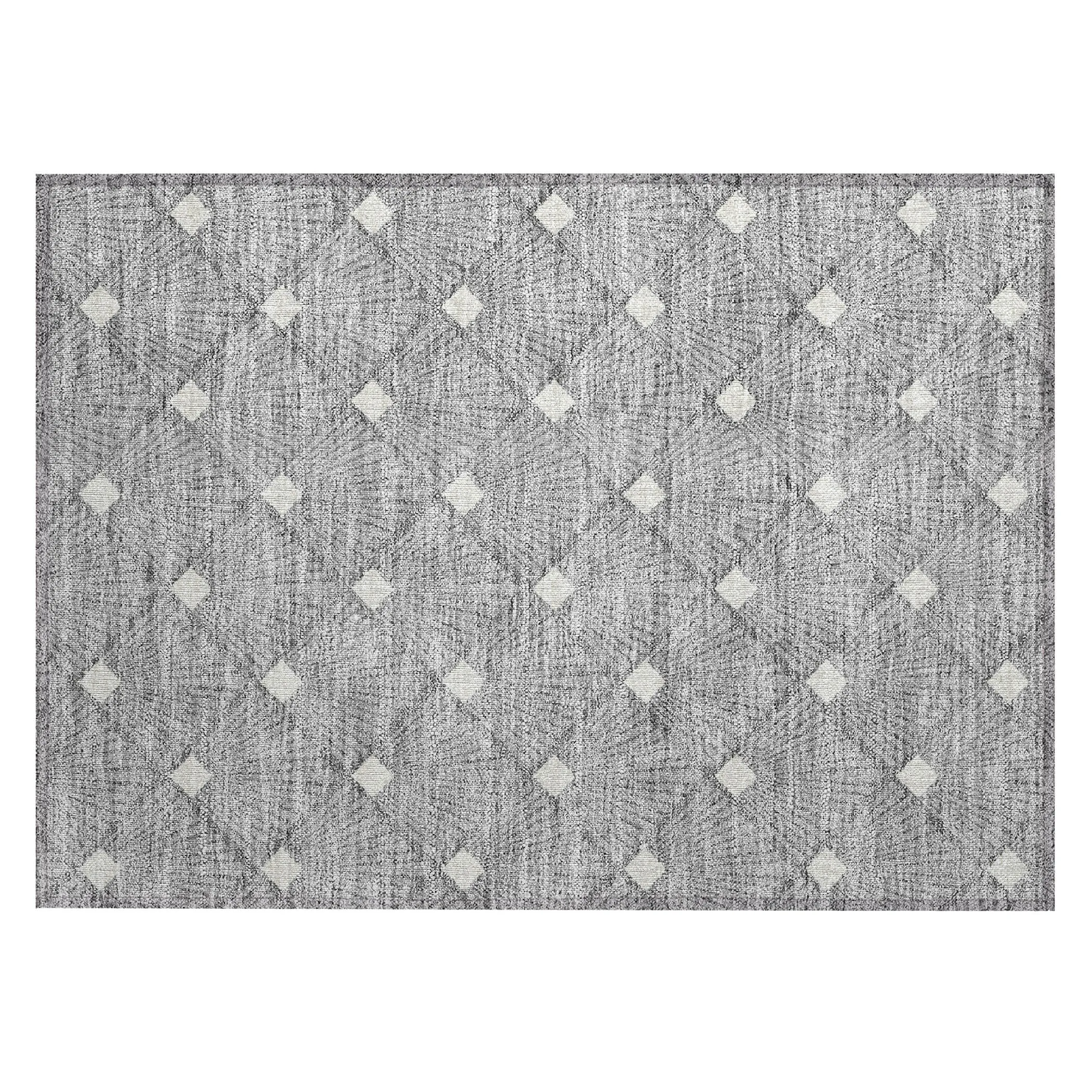 Machine Washable Indoor/ Outdoor Chantille Modern Shells Rug