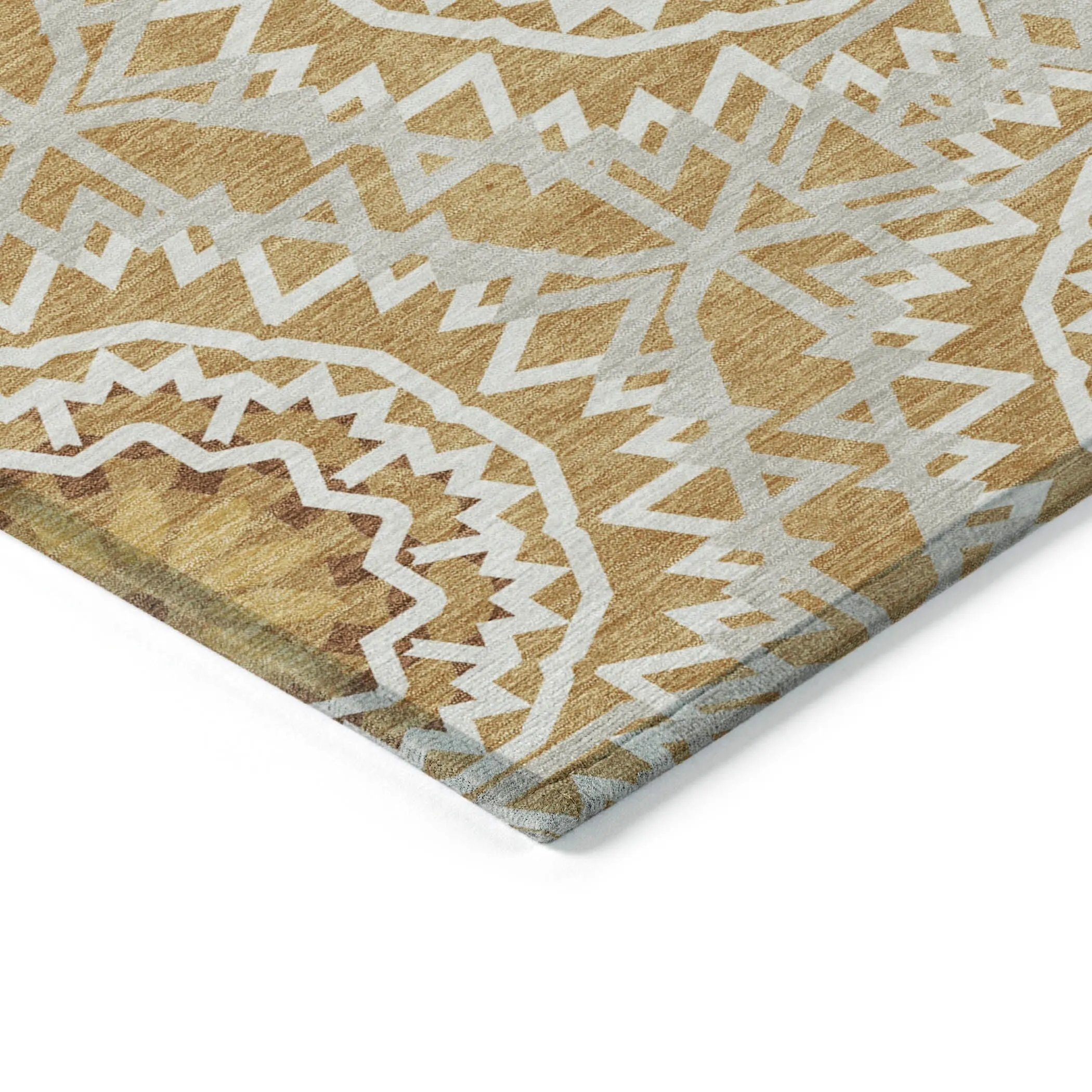 Machine Washable Indoor/ Outdoor Chantille Moroccan Boho Rug