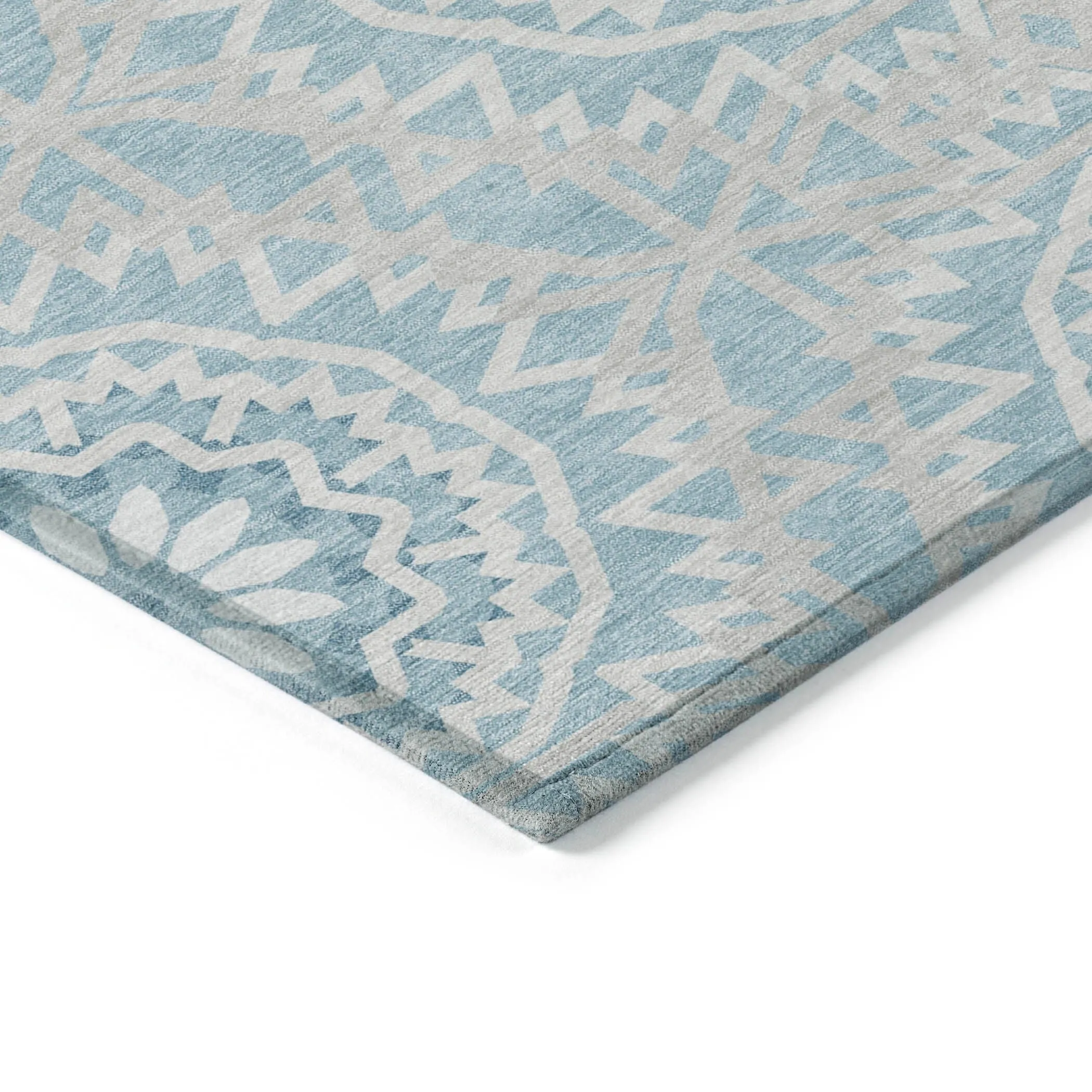 Machine Washable Indoor/ Outdoor Chantille Moroccan Boho Rug