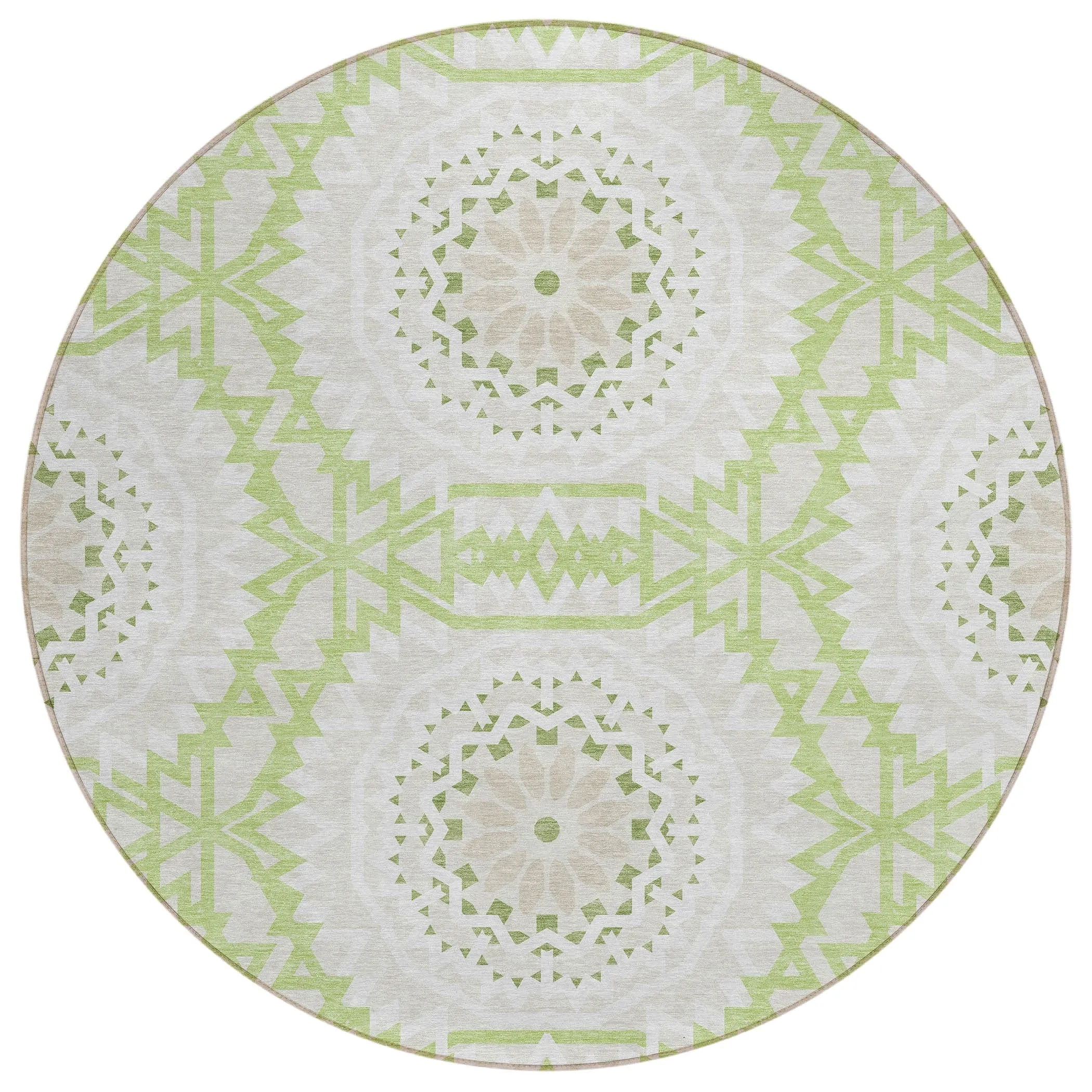 Machine Washable Indoor/ Outdoor Chantille Moroccan Boho Rug