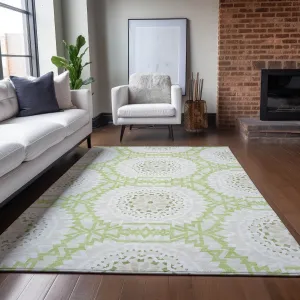 Machine Washable Indoor/ Outdoor Chantille Moroccan Boho Rug