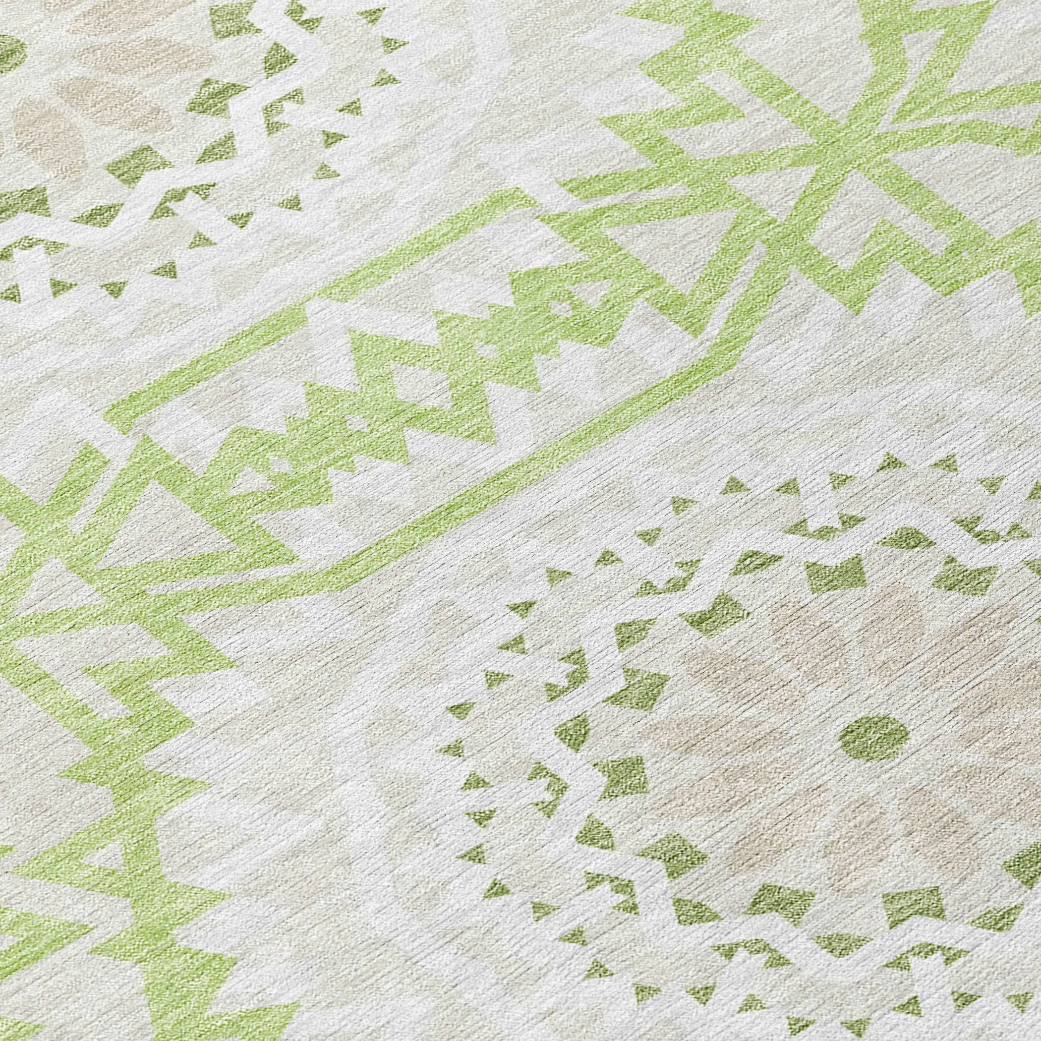 Machine Washable Indoor/ Outdoor Chantille Moroccan Boho Rug