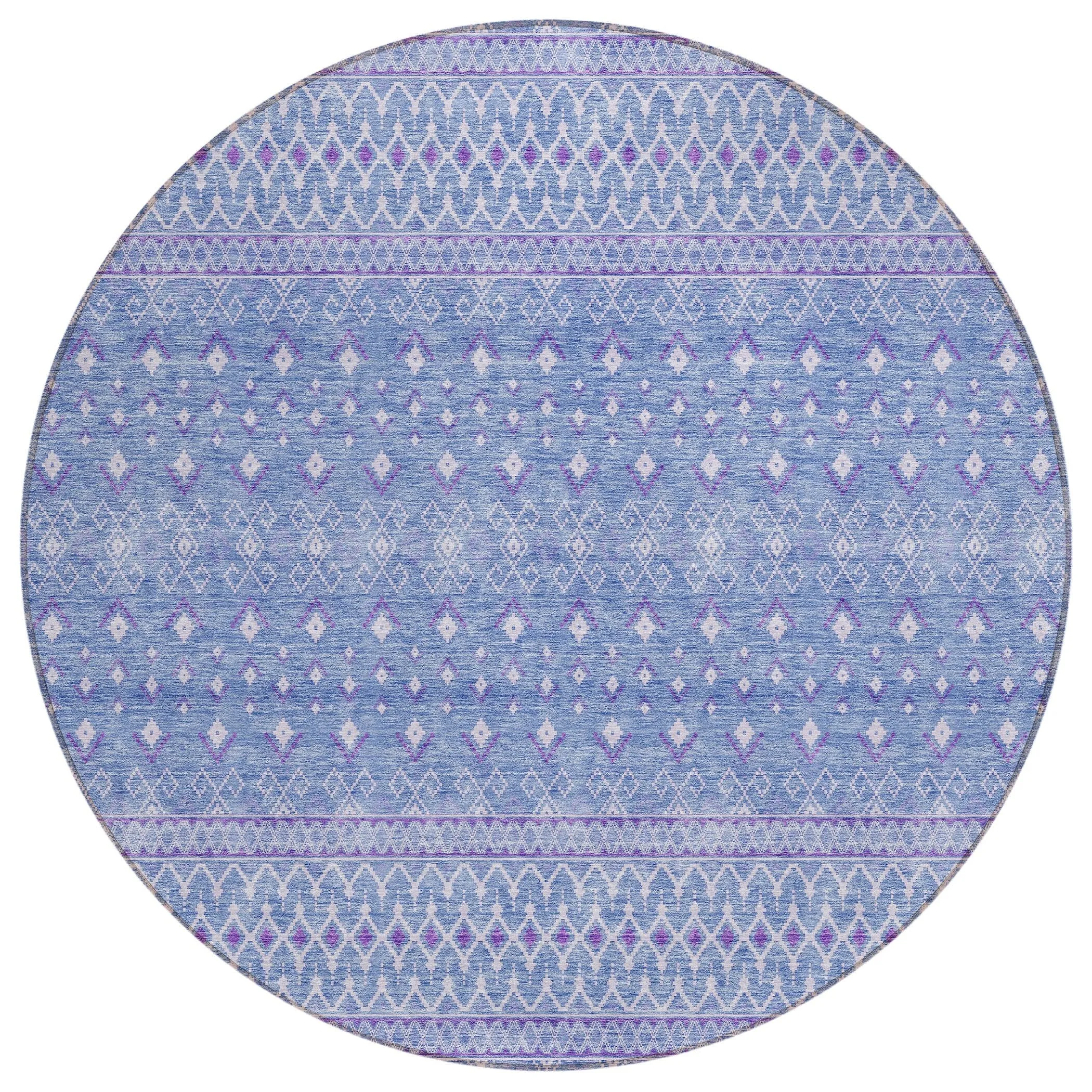 Machine Washable Indoor/ Outdoor Chantille Morrocan Boho Rug