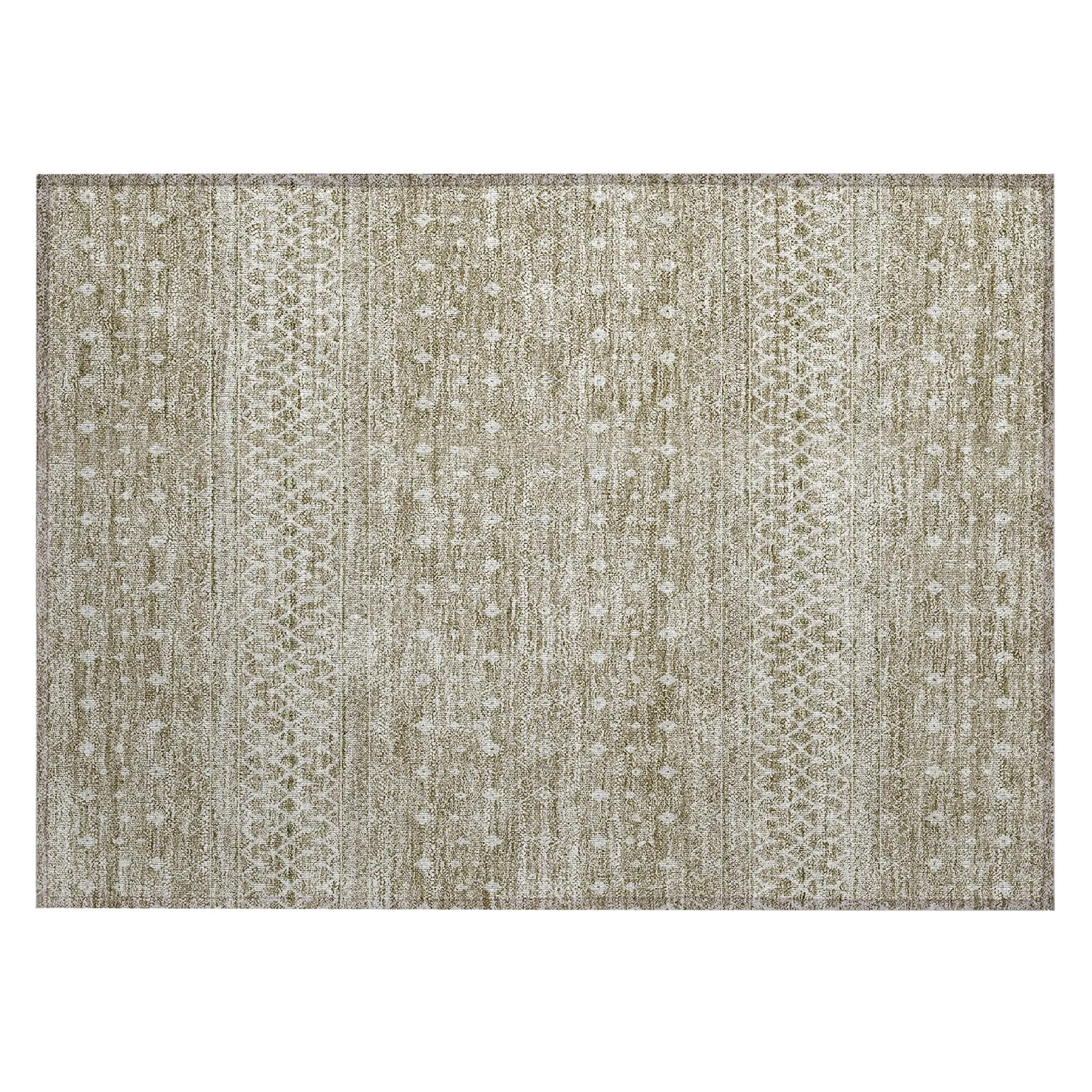 Machine Washable Indoor/ Outdoor Chantille Morrocan Boho Rug