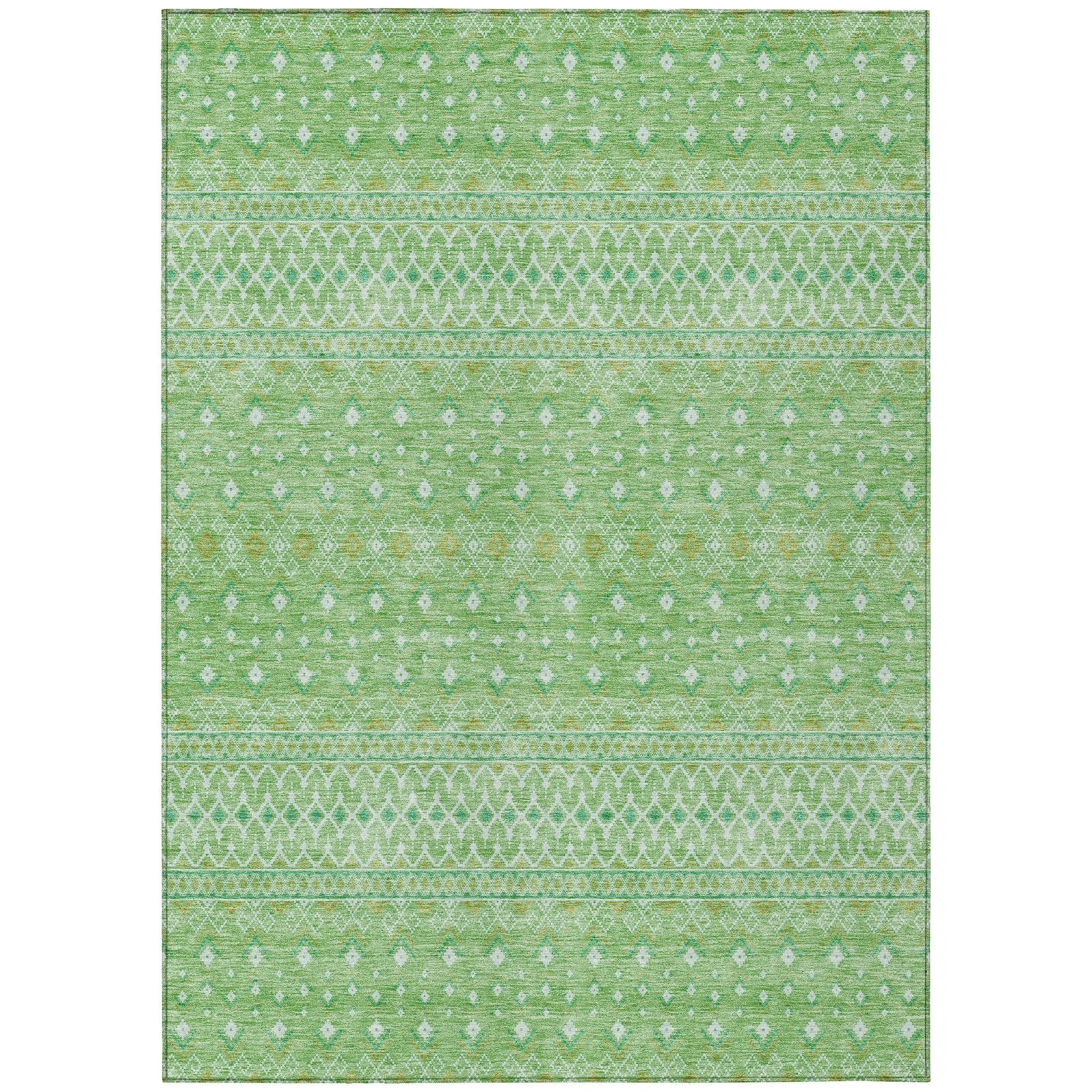 Machine Washable Indoor/ Outdoor Chantille Morrocan Boho Rug
